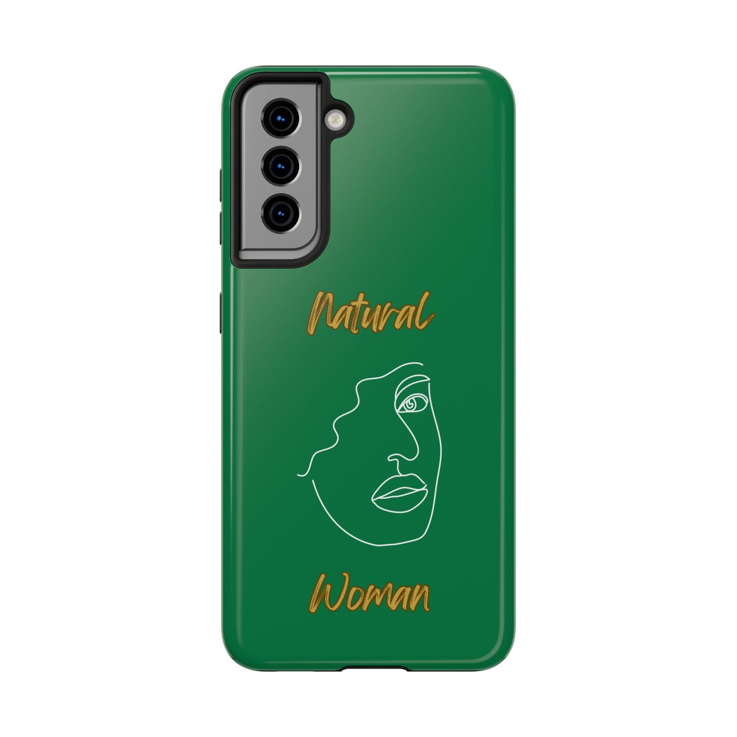Natural Woman Peekaboo (WL)Tough Phone Cases DARK GREEN