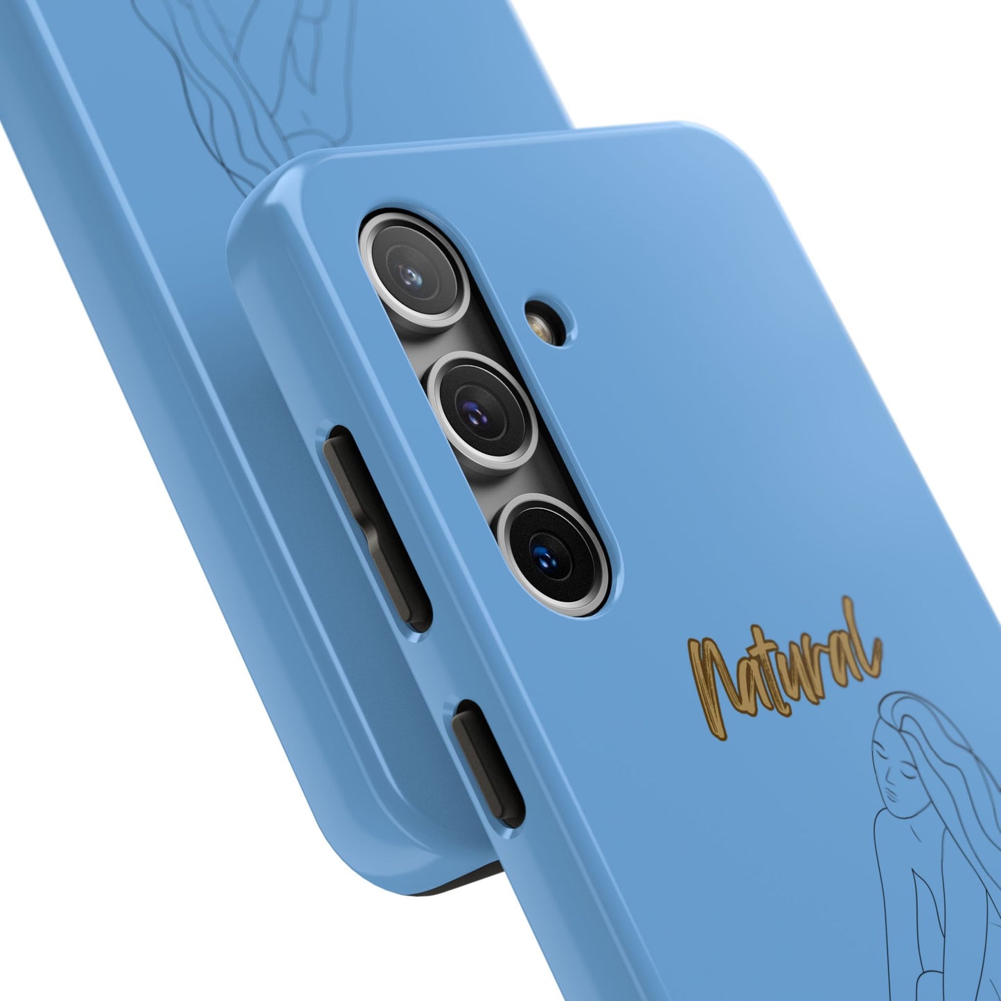 Natural Woman Beauty (BL) Tough Phone Cases LIGHT BLUE
