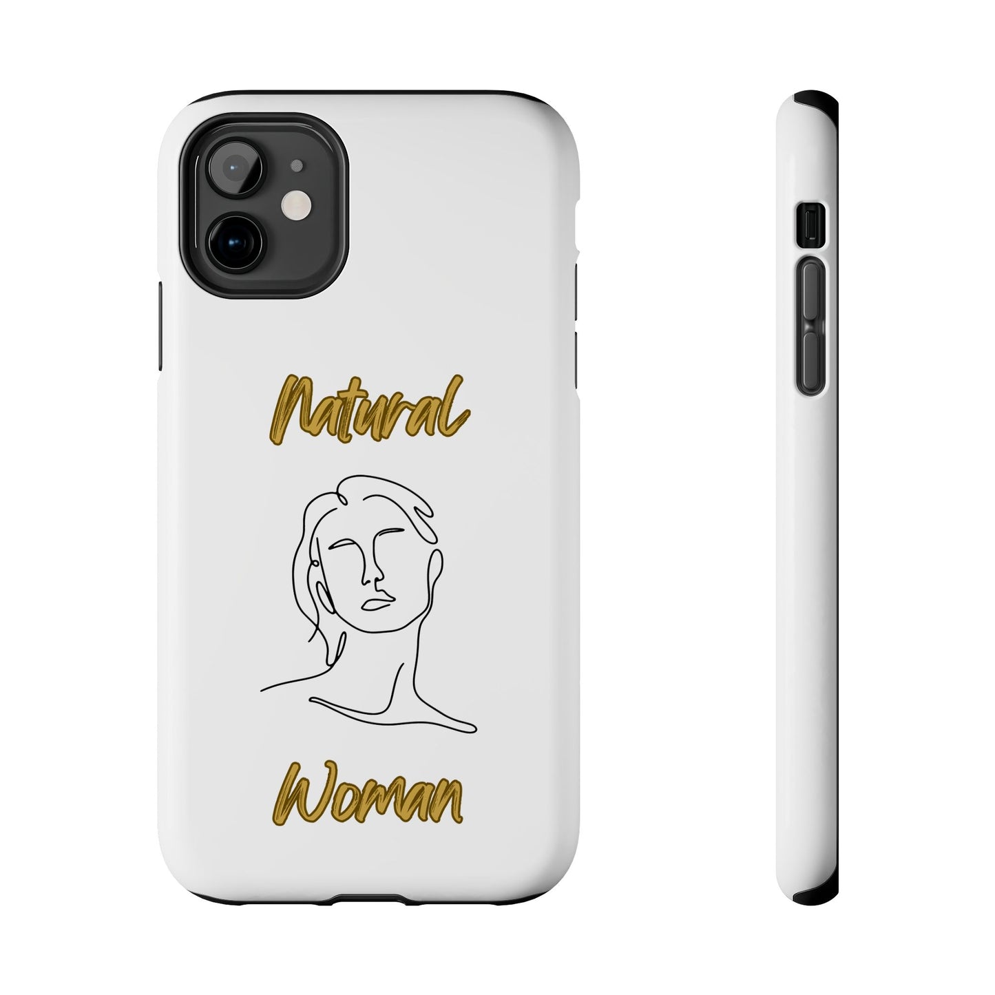 Natural Woman Hello (BL)Tough Phone Cases WHITE