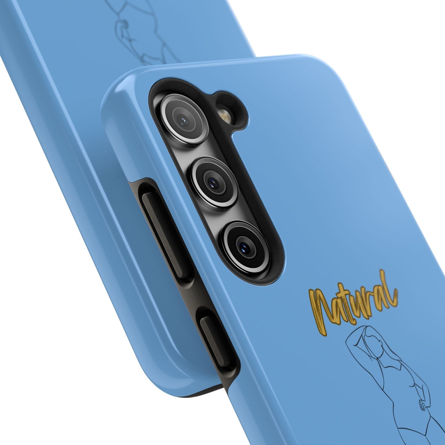 Natural Woman Looking Good (BL)Tough Phone Cases LIGHT BLUE