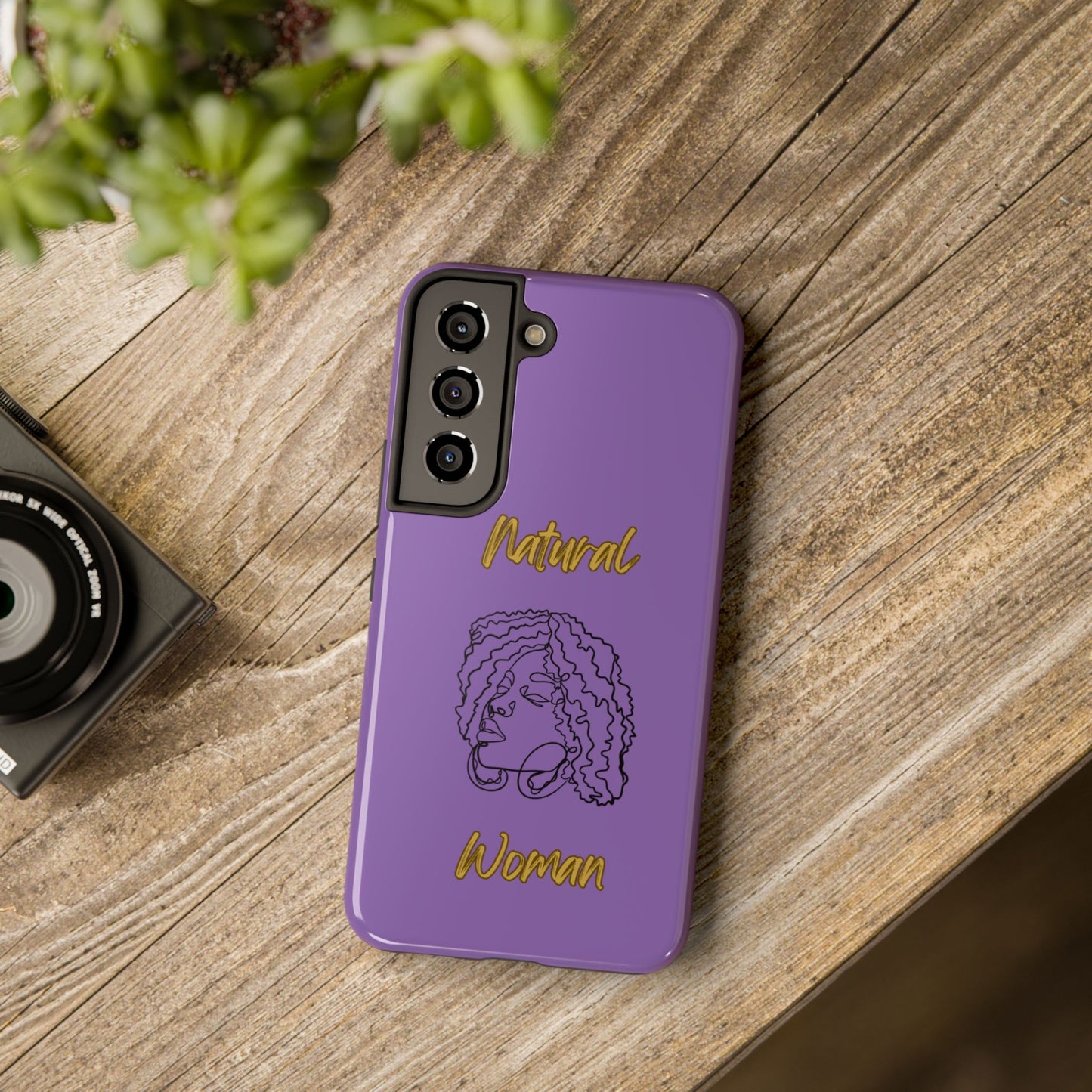 Natural Woman Naturally Me (BL)Tough Phone Cases LIGHT PURPLE