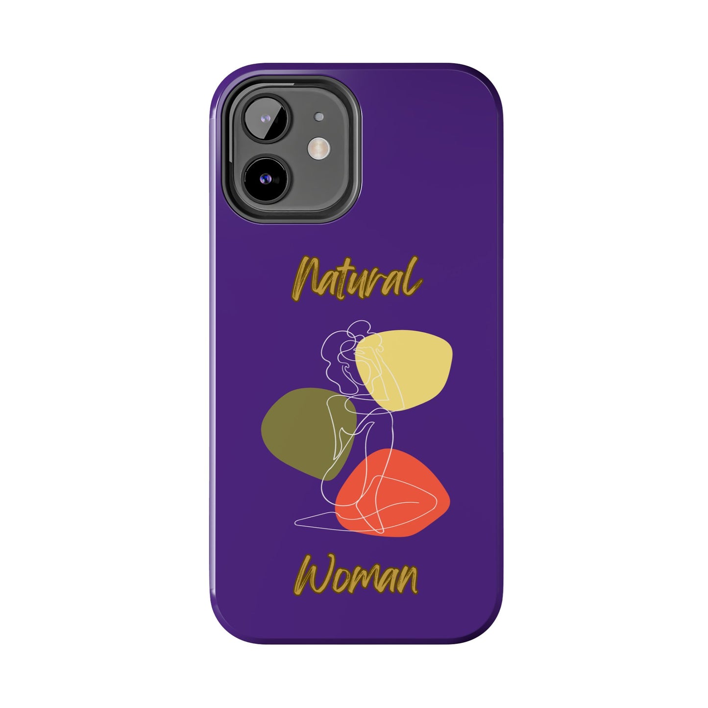Natural Woman Colorful Pose (WL)Tough Phone Cases PURPLE
