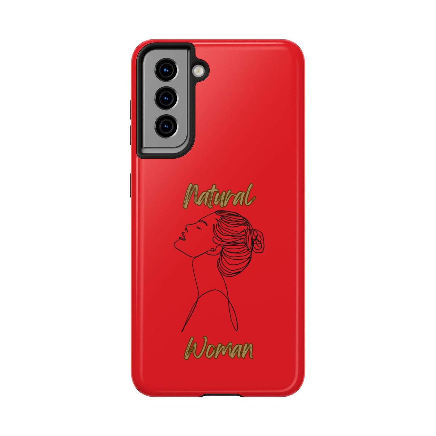 Natural Woman Wet Bun (BL) Tough Phone Cases RED