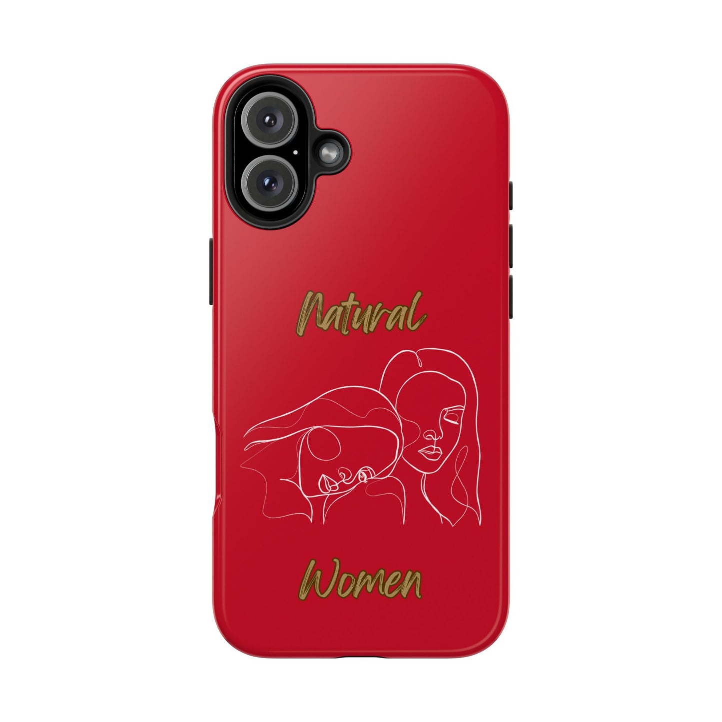 Natural Woman Sisters (WL)Tough Phone Cases DARK RED