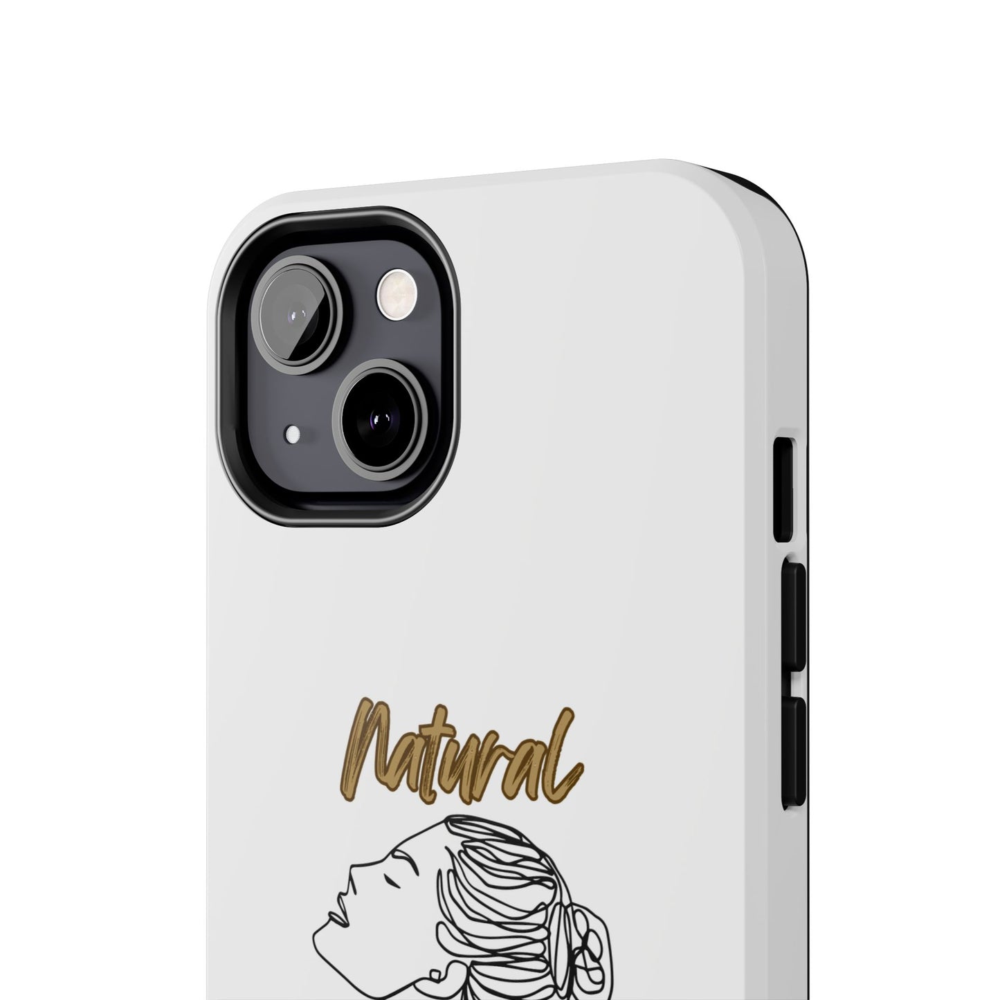 Natural Woman Wet Bun (BL) Tough Phone Cases WHITE