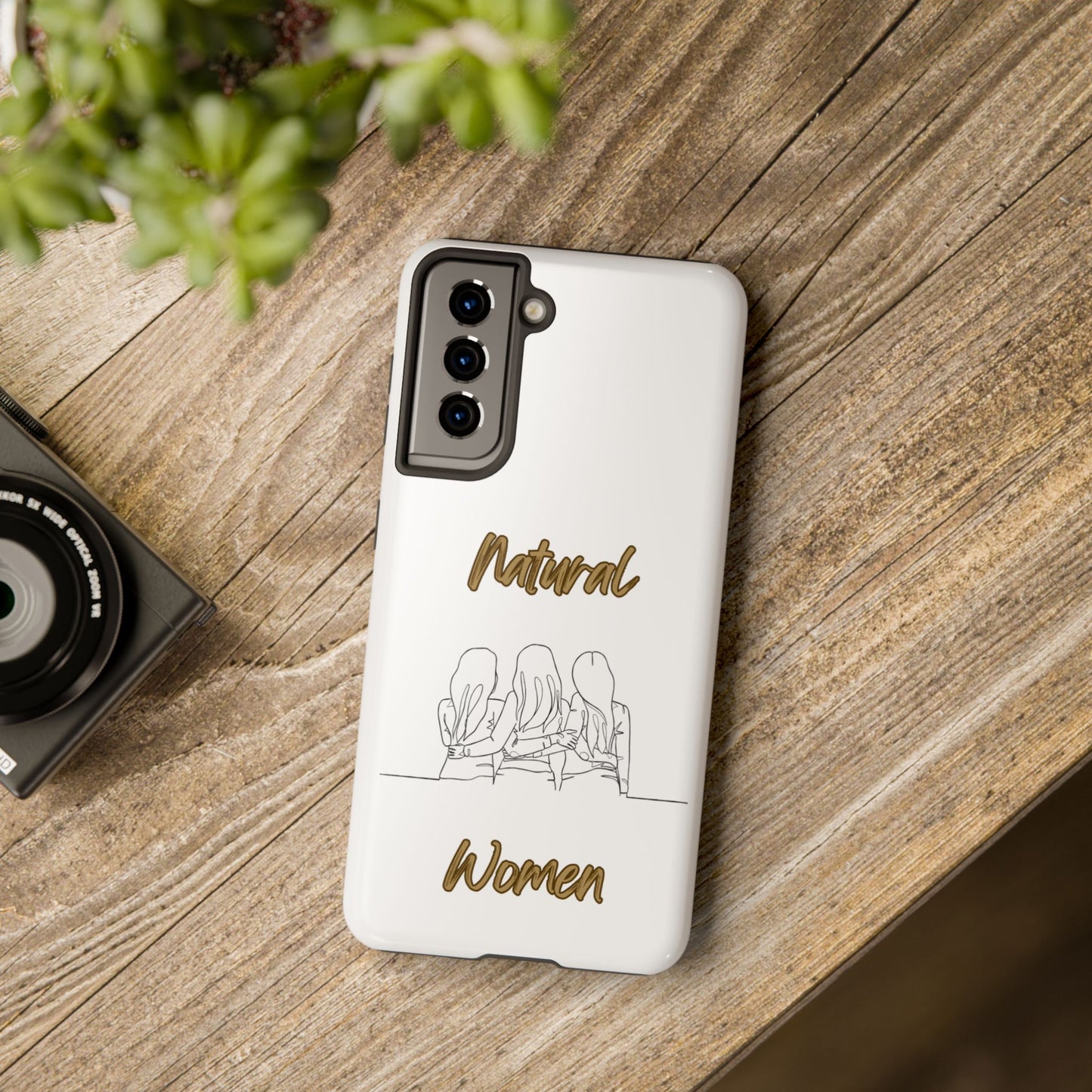 Natural Woman Loving Friends (BL)Tough Phone Cases WHITE