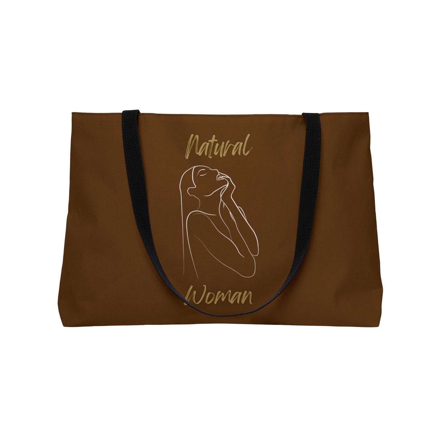 Natural Woman Thank You (WL) Weekender Tote Bag BROWN