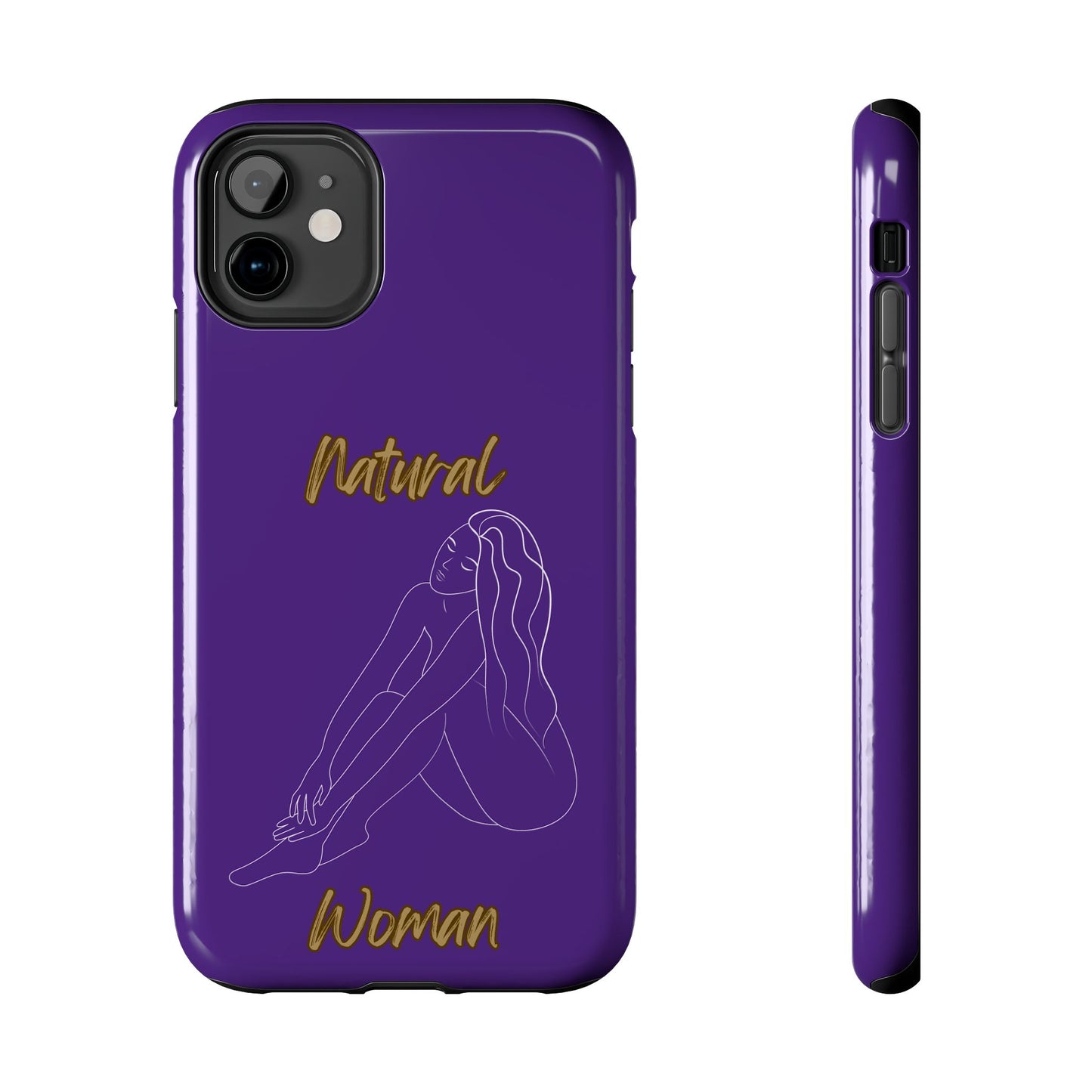 Natural Woman Beauty (WL) Tough Phone Cases PURPLE