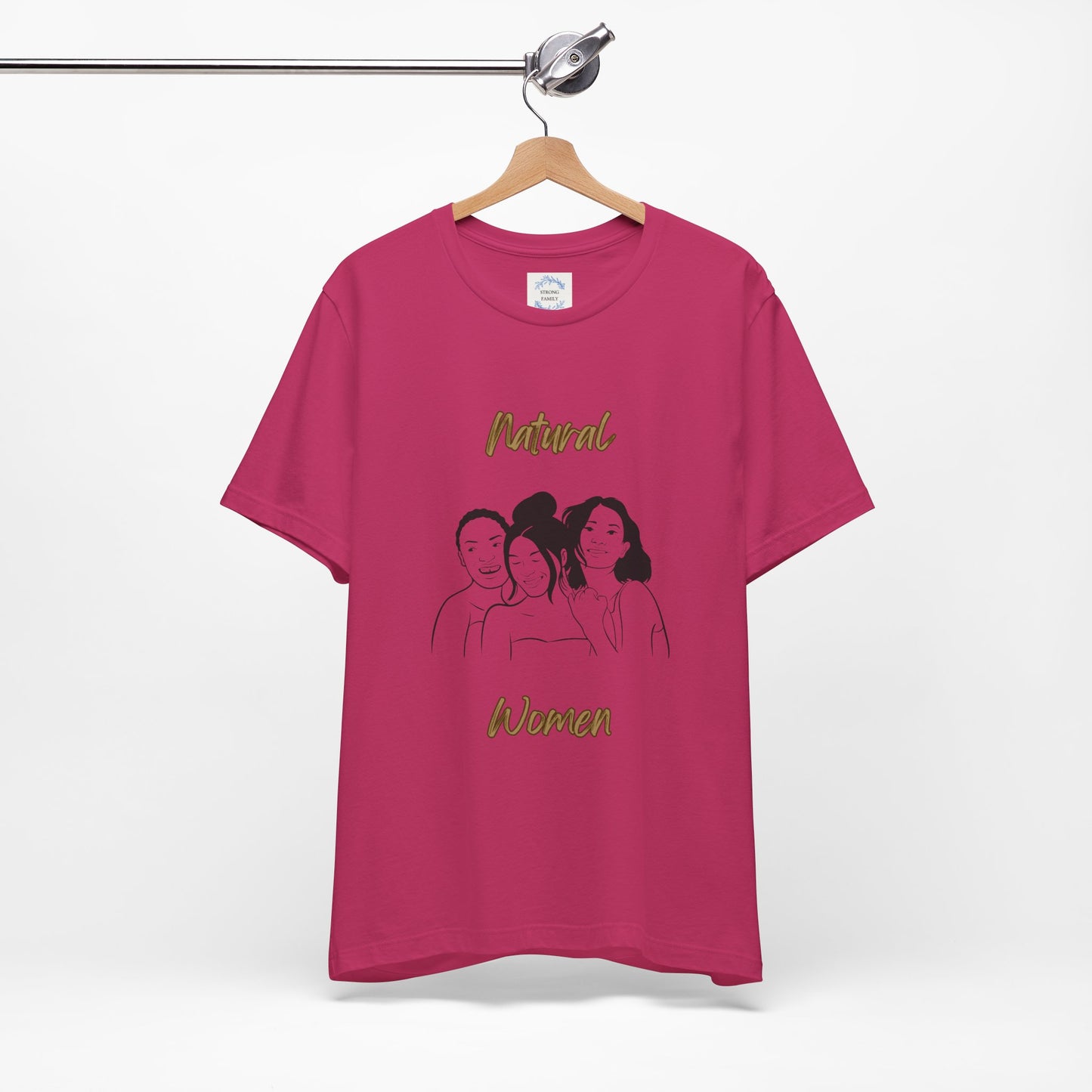 Natural Woman Laughing Friends (BL) Short Sleeve T-Shirt