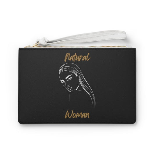 Natural Woman The Stare (WL) Clutch Bag BLACK