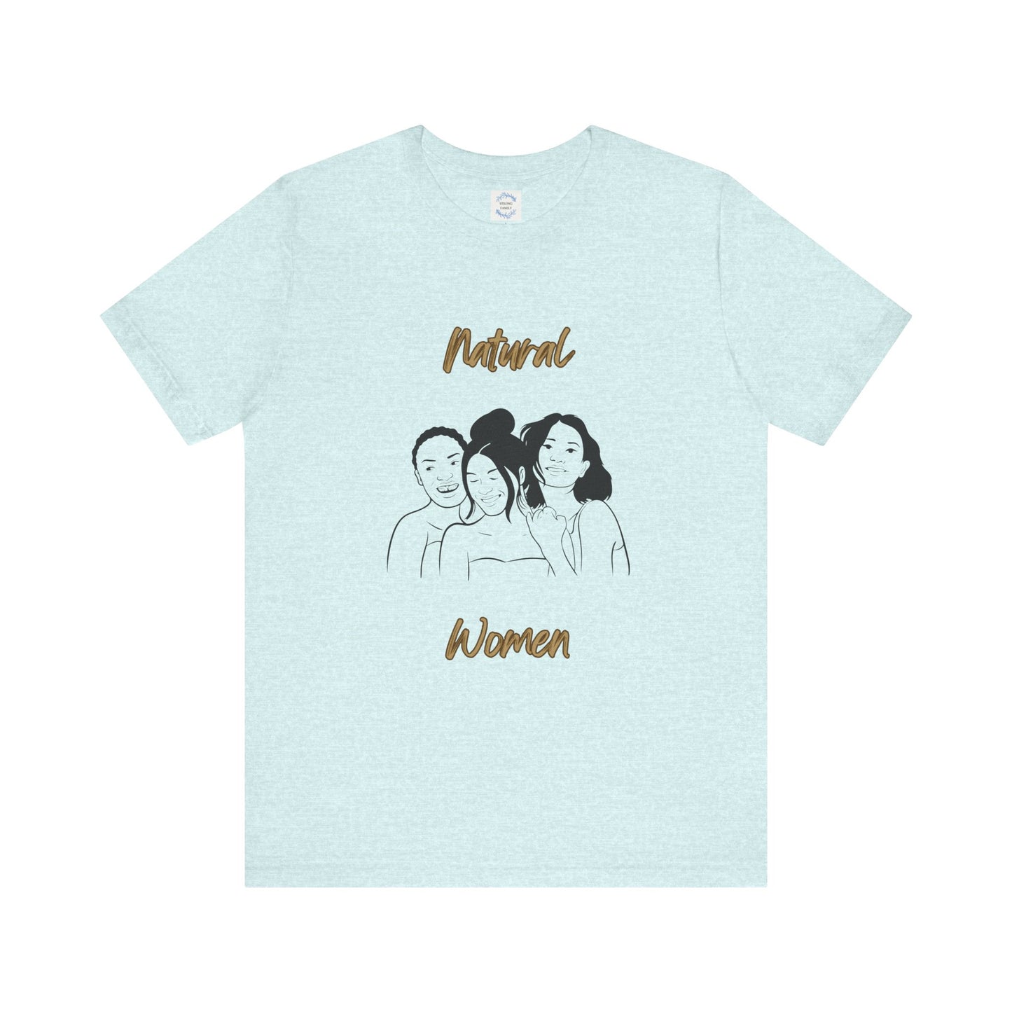 Natural Woman Laughing Friends (BL) Short Sleeve T-Shirt