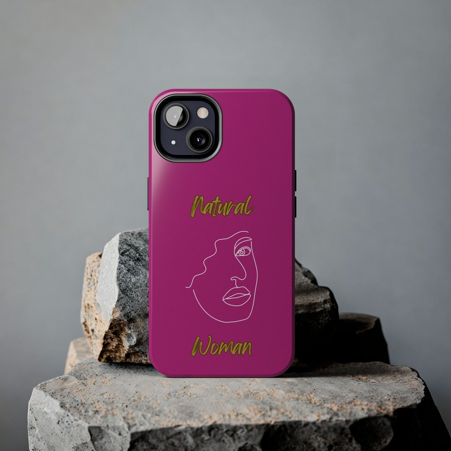Natural Woman Peekaboo (WL)Tough Phone Cases PINK