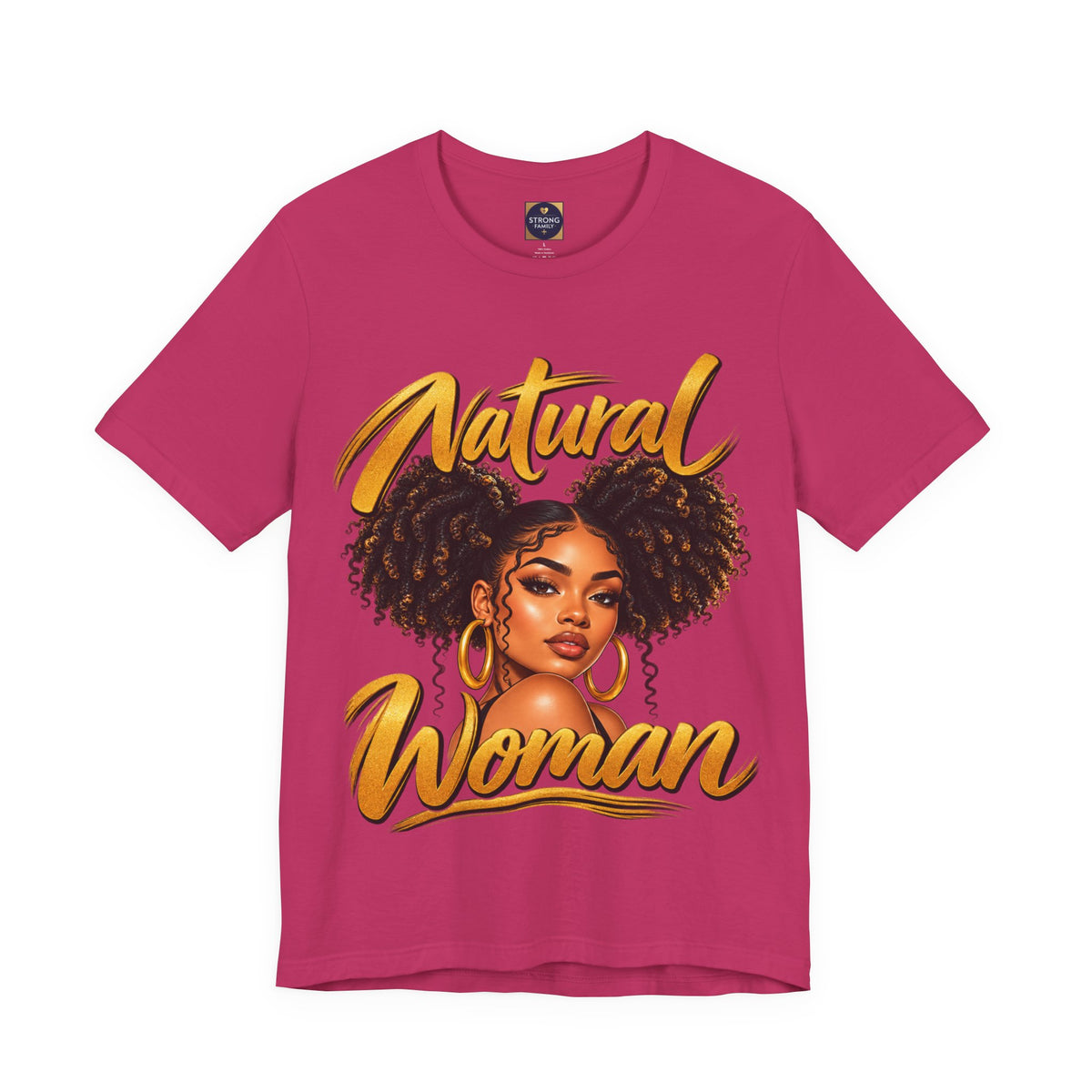 Natural Woman "Twin Puffs" Graphic Tee | Women’s Inspirational T-Shirt