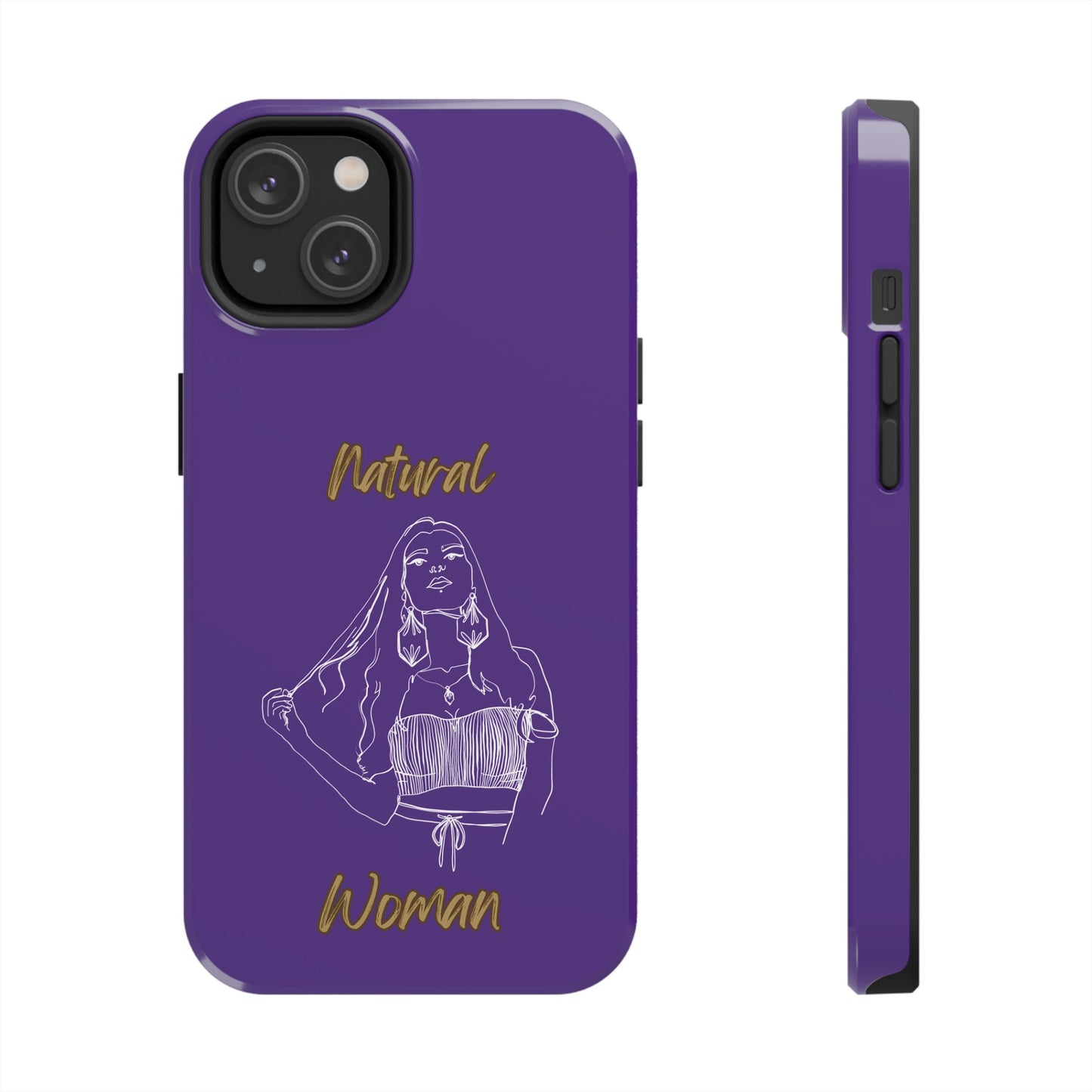Natural Woman Thinking (WL)Tough Phone Cases PURPLE
