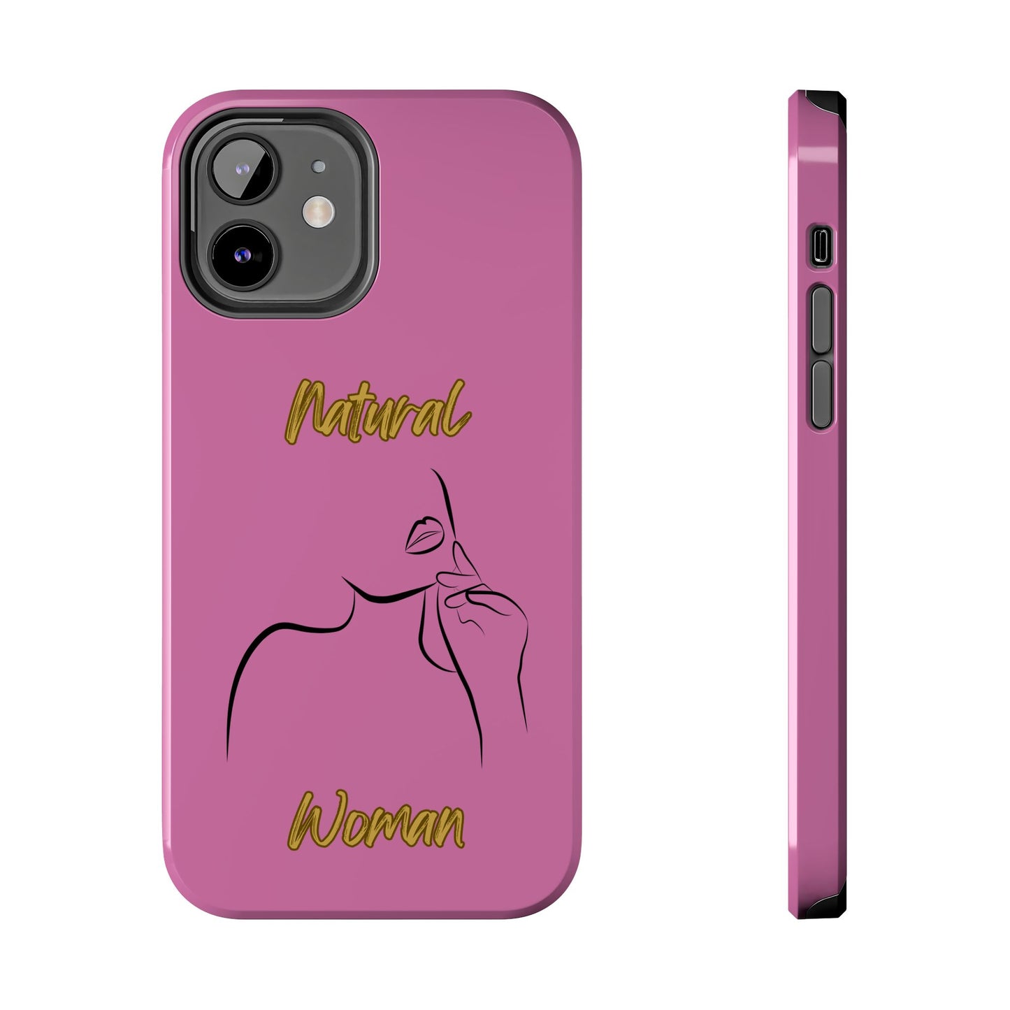 Natural Woman Chin Up (BL)Tough Phone Cases LIGHT PINK