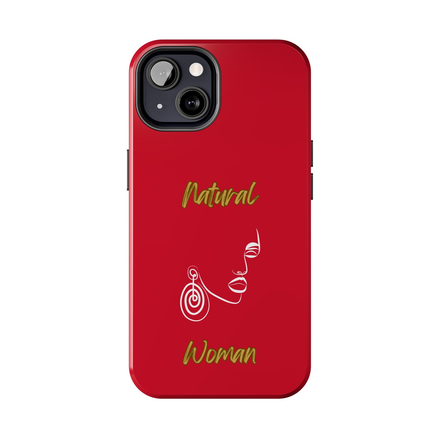 Natural Woman Music In My Soul (WL)Tough Phone Cases DARK RED