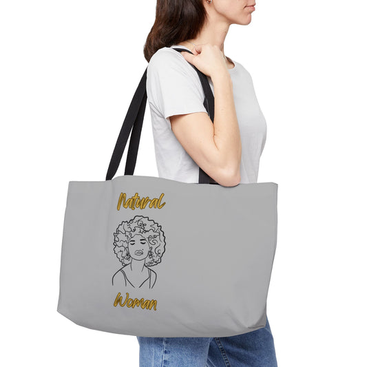 Natural Woman All About Me (BL) Weekender Tote Bag LIGHT GREY