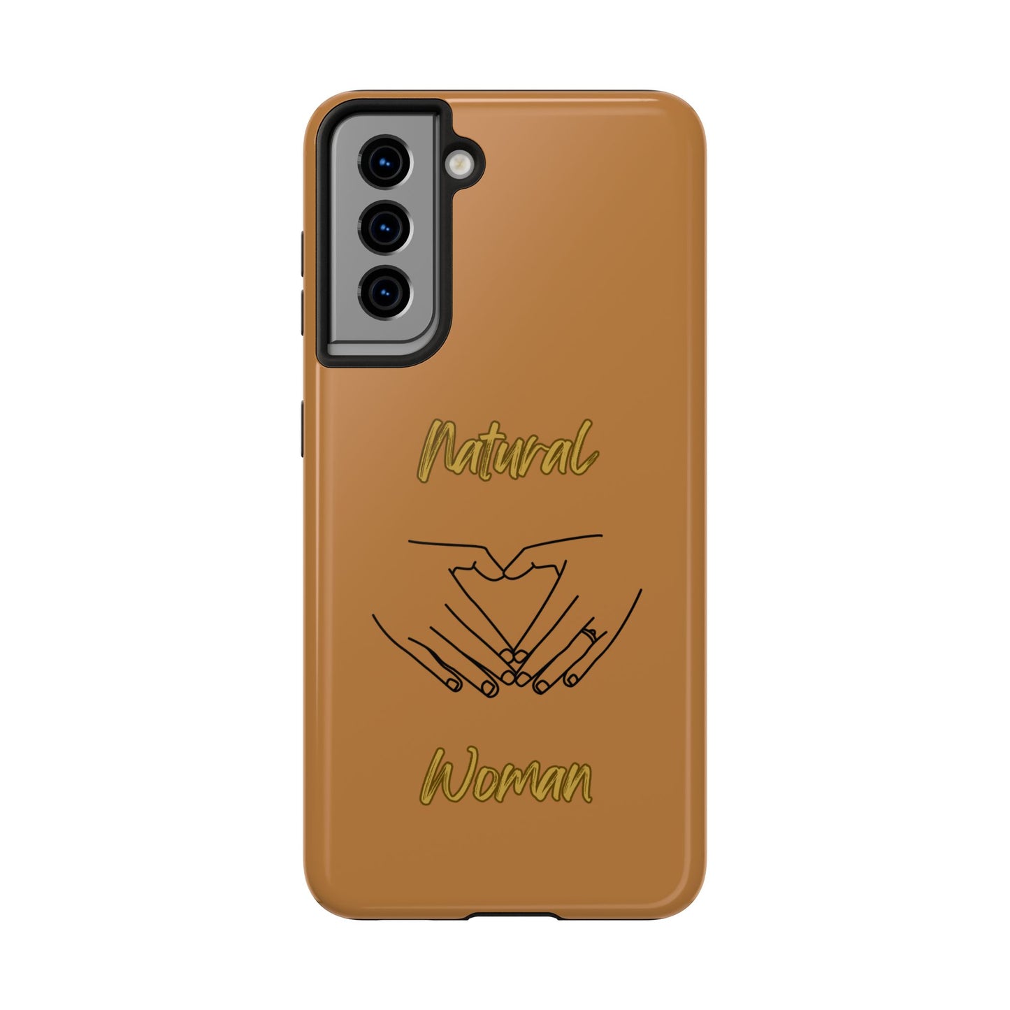 Natural Woman I Love You (BL)Tough Phone Cases LIGHT BROWN