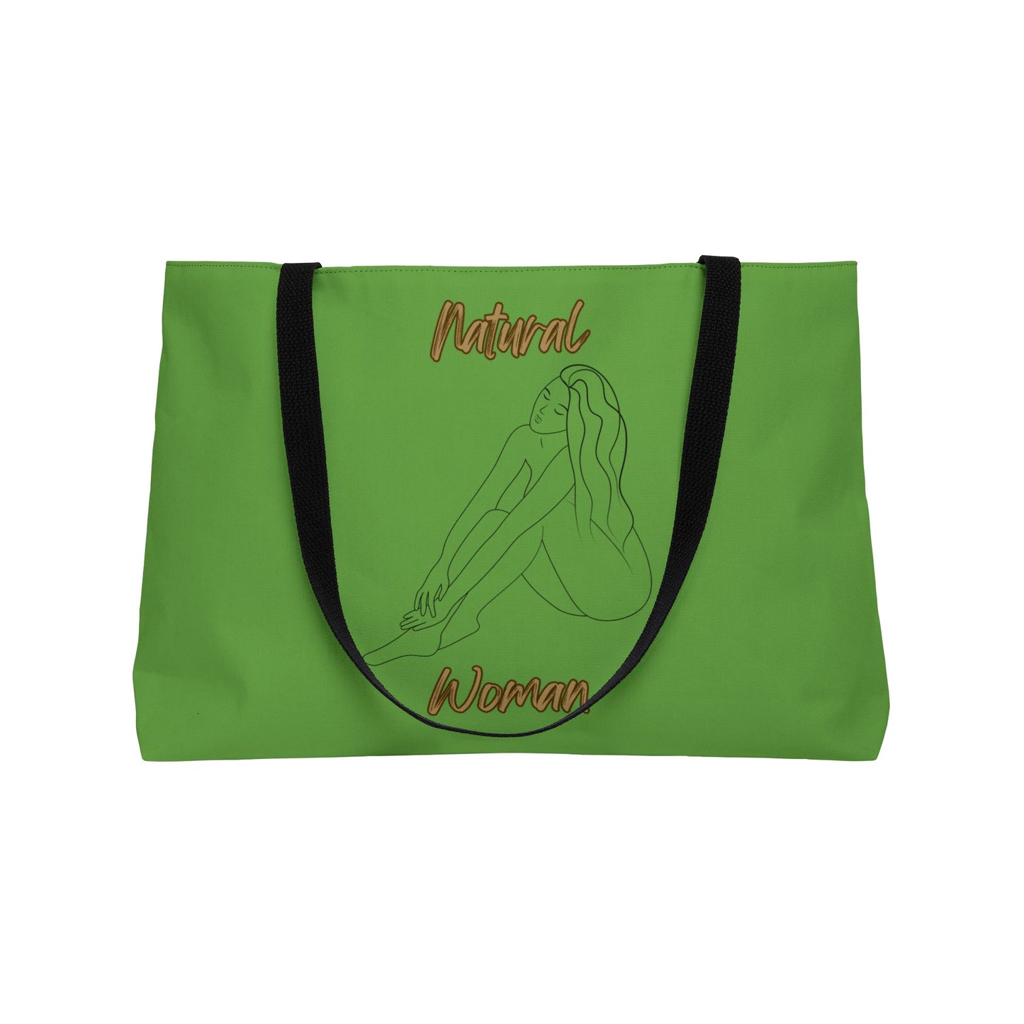 Natural Woman Beauty (BL) Weekender Tote Bag GREEN