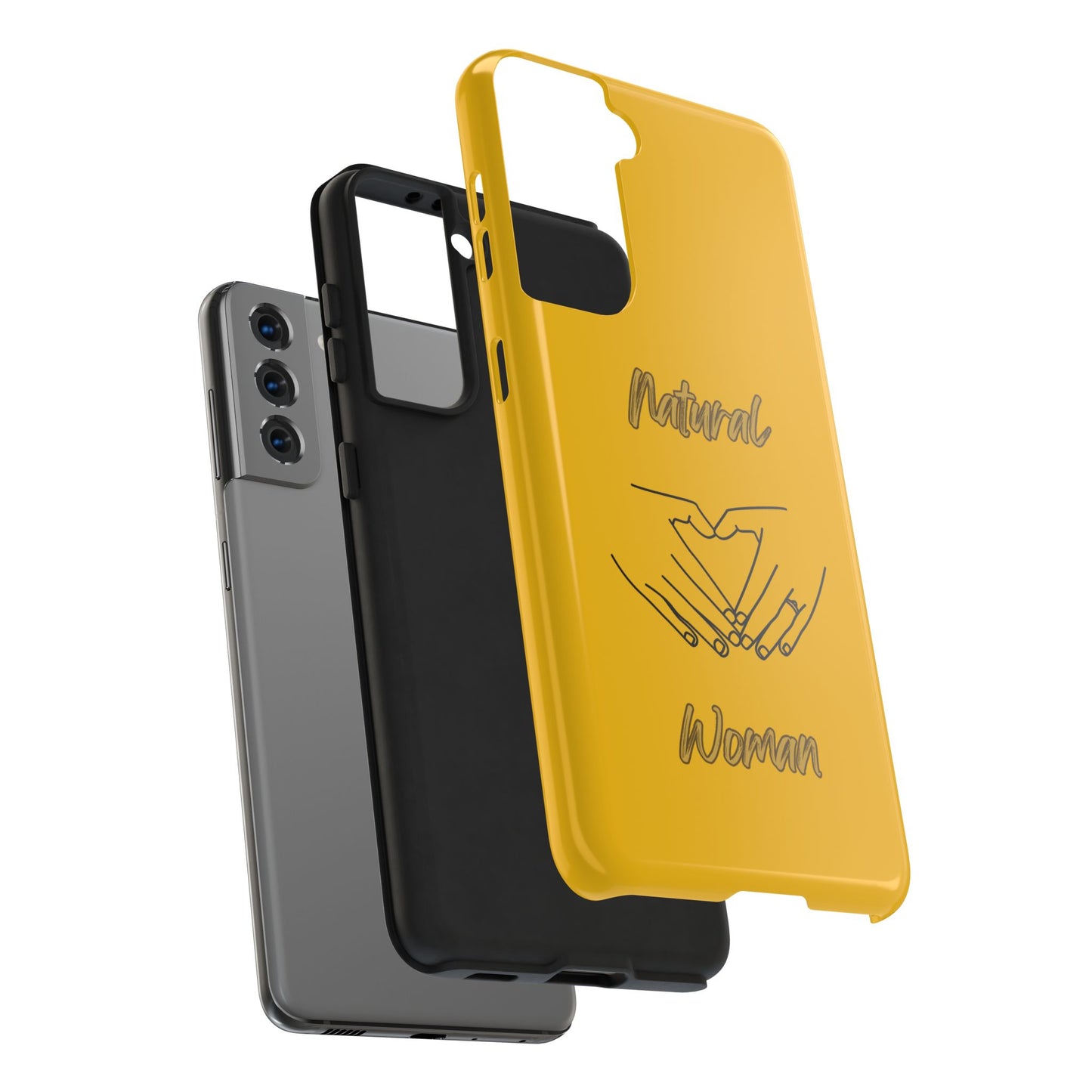 Natural Woman I Love You (BL)Tough Phone Cases YELLOW
