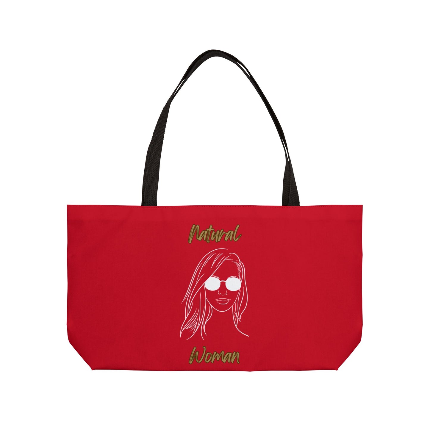 Natural Woman Shades (WL) Weekender Tote Bag DARK RED