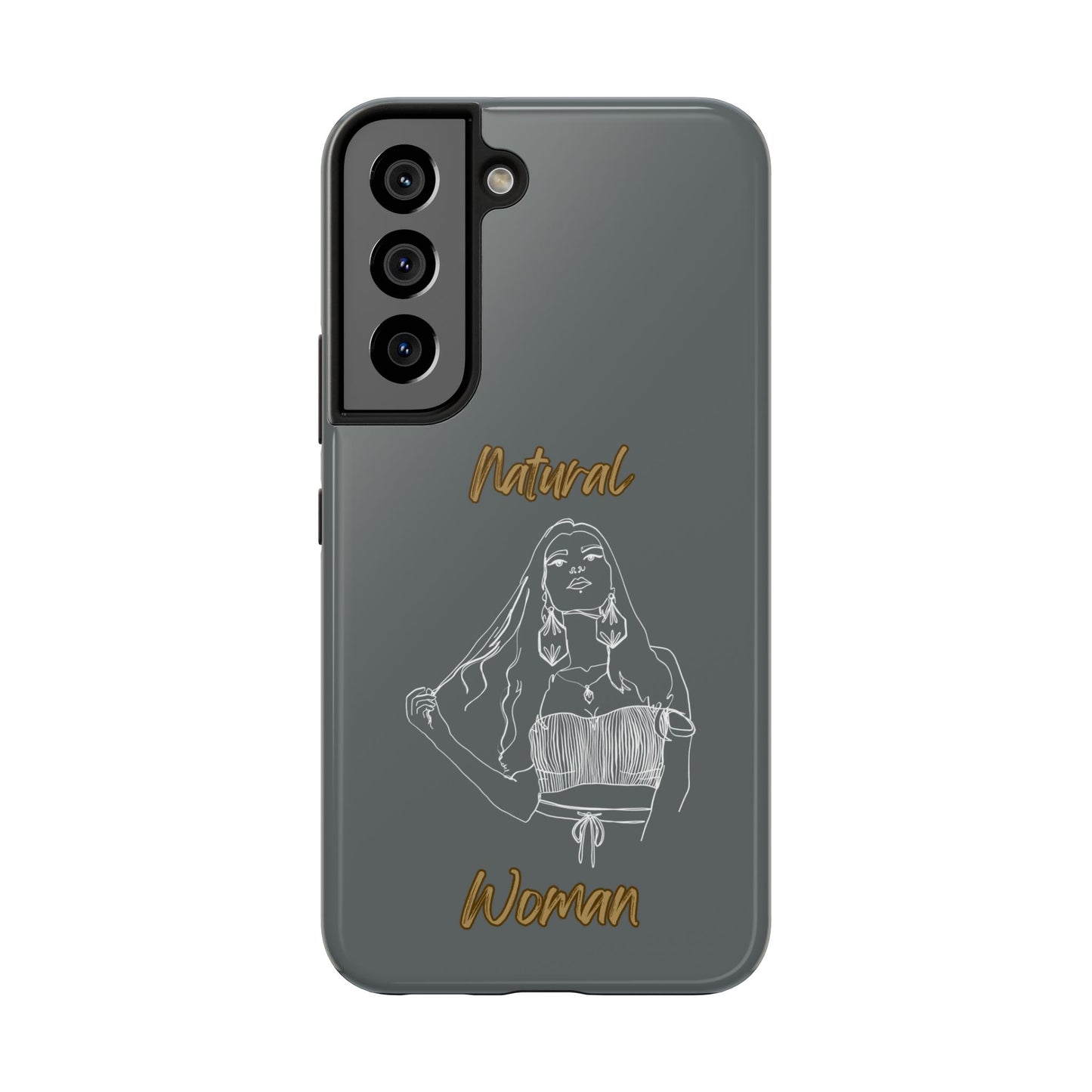 Natural Woman Thinking (WL)Tough Phone Cases DARK GREY