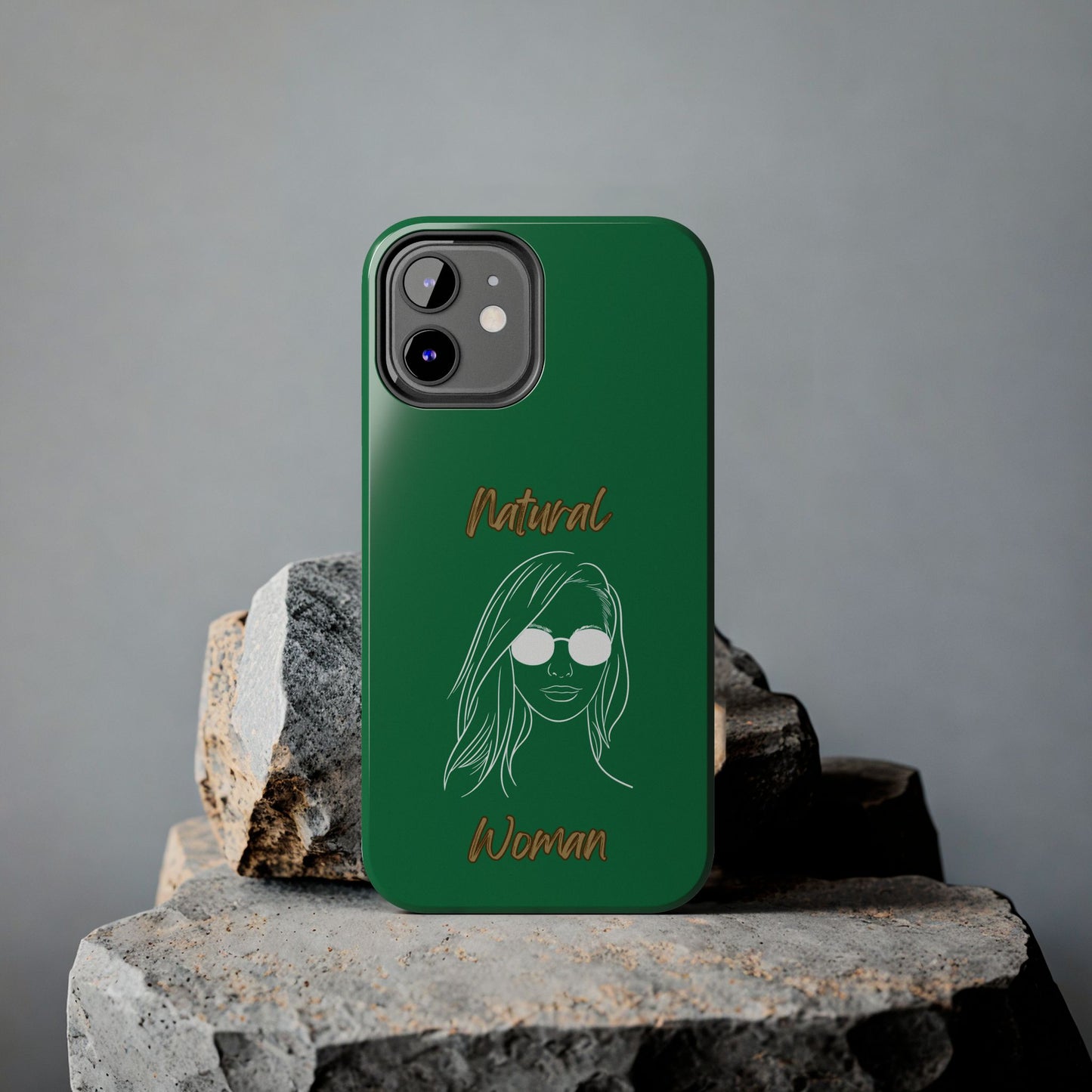 Natural Woman Shades (WL)Tough Phone Cases DARK GREEN