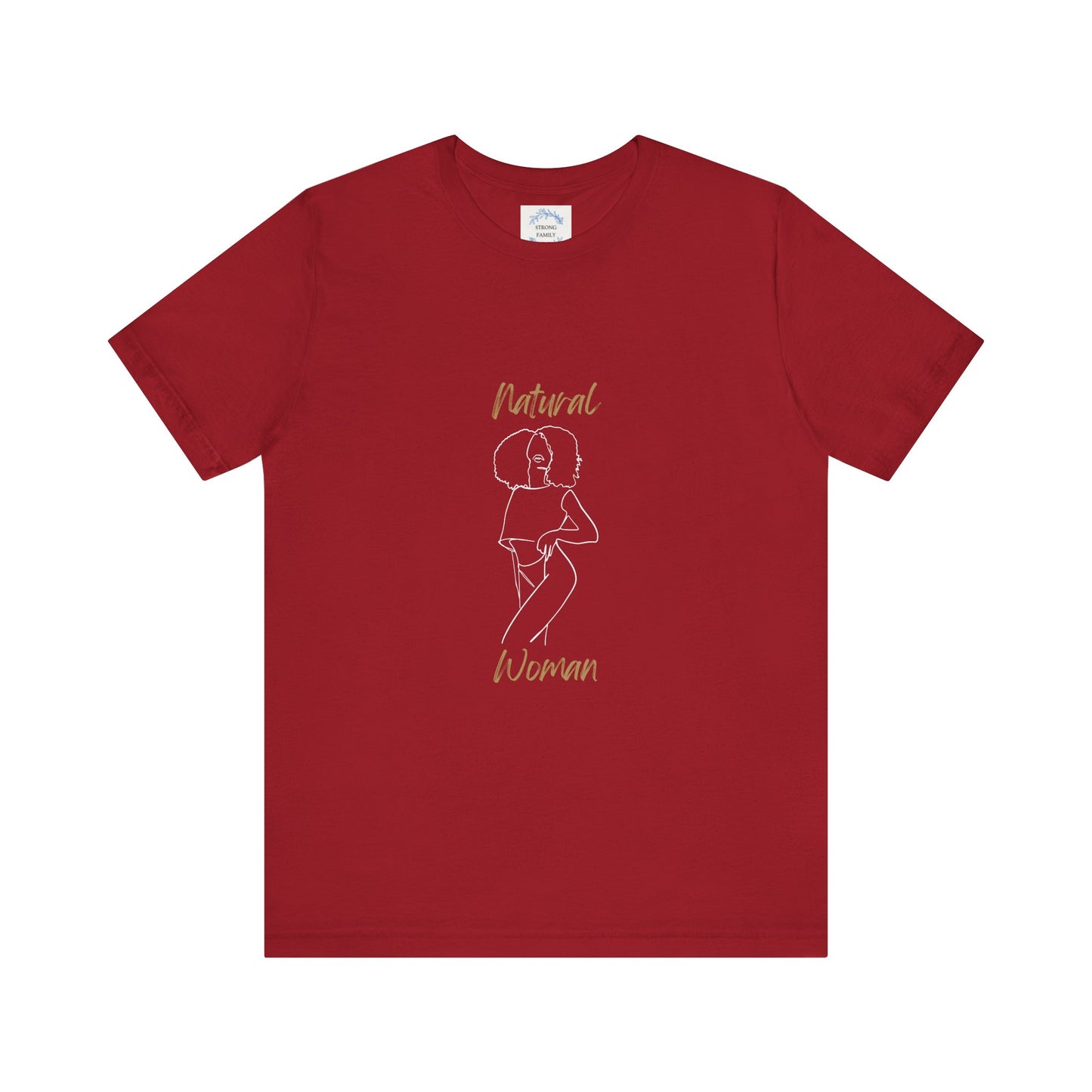 Natural Woman Pose (WL) Short Sleeve T-Shirt EXPRESS DELIVERY