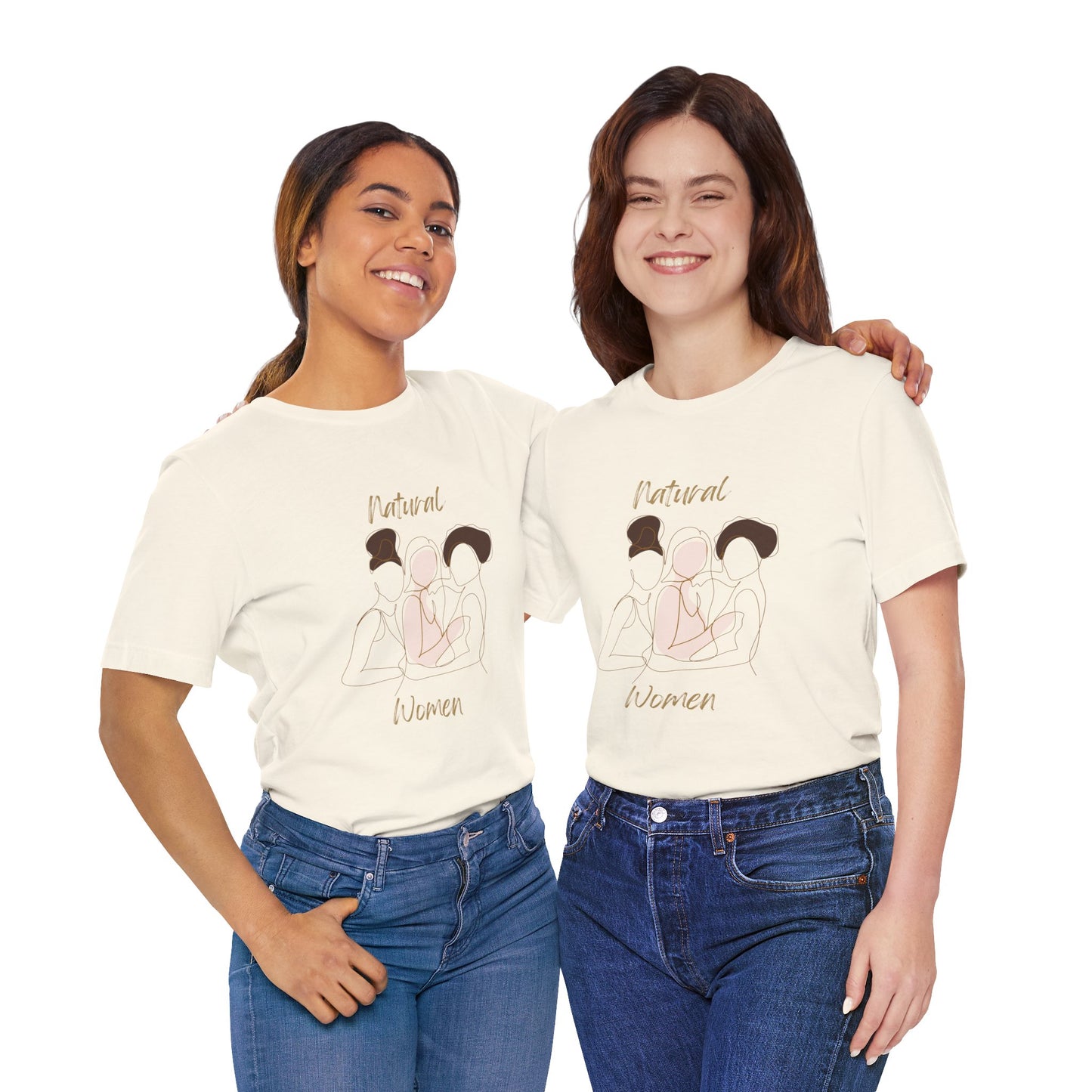Natural Woman Friends Short Sleeve T-Shirt