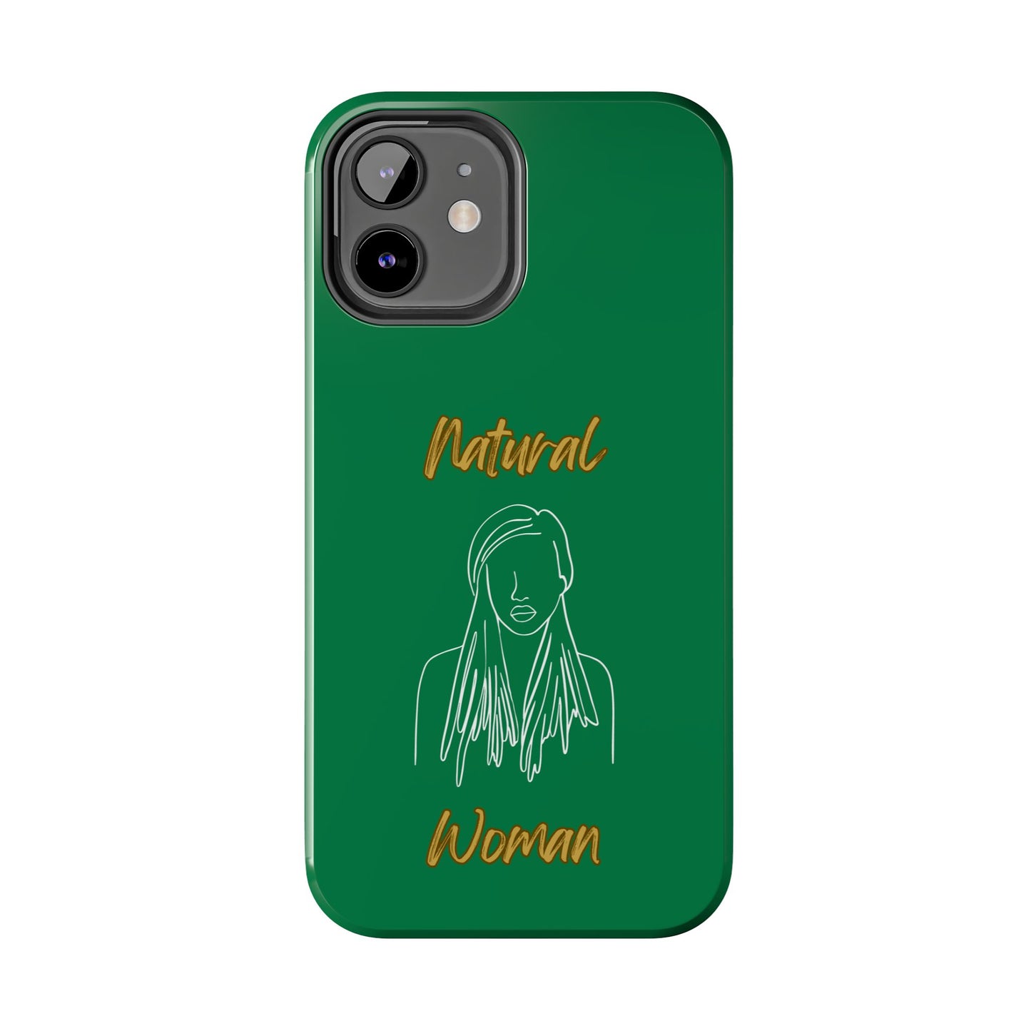 Natural Woman Content (WL)Tough Phone Cases DARK GREEN