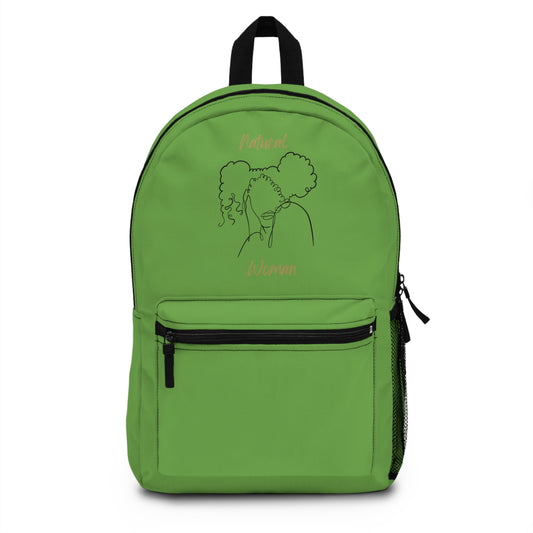 Natural Woman Twin Puffs (BL) Backpack GREEN