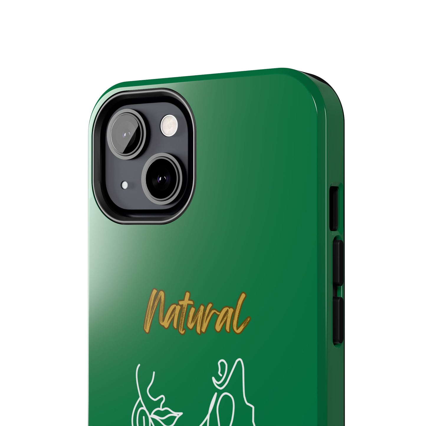 Natural Woman Lips (WL)Tough Phone Cases DARK GREEN