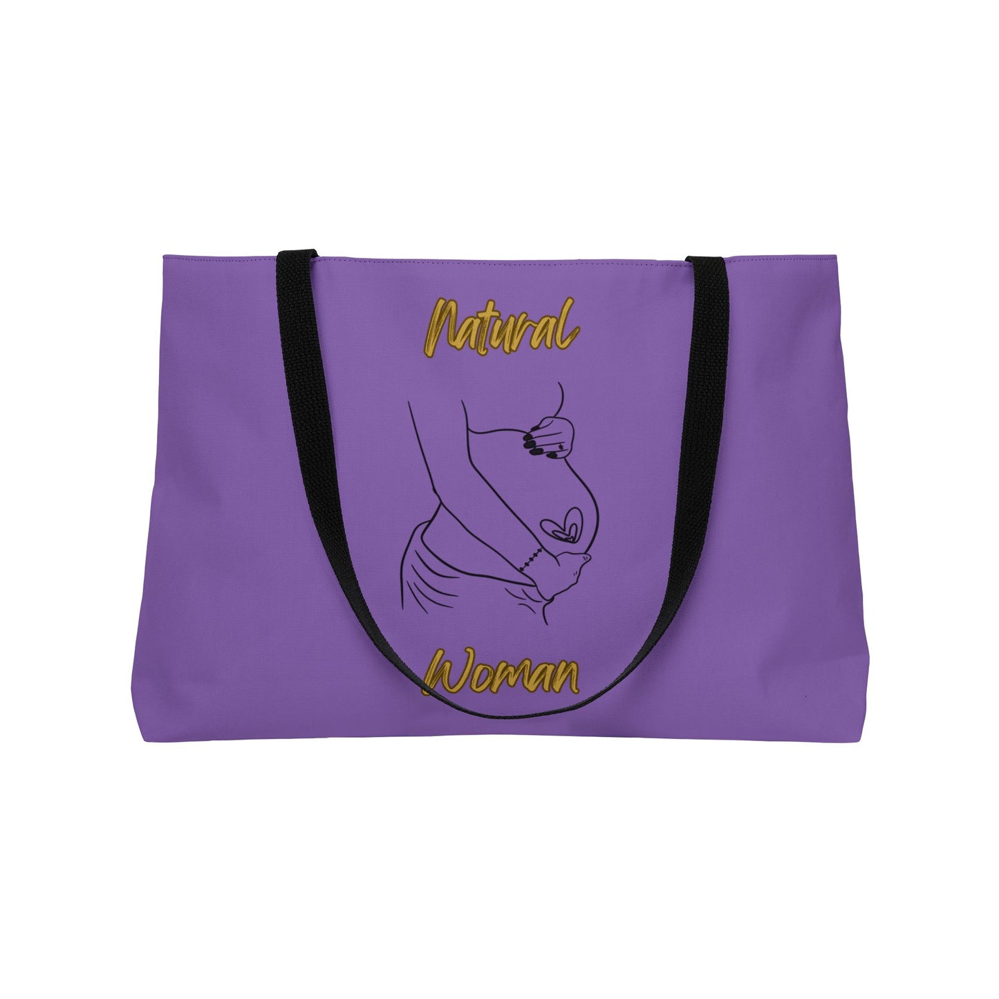 Natural Woman Loved In & Out (BL) Weekender Tote Bag LIGHT PURPLE