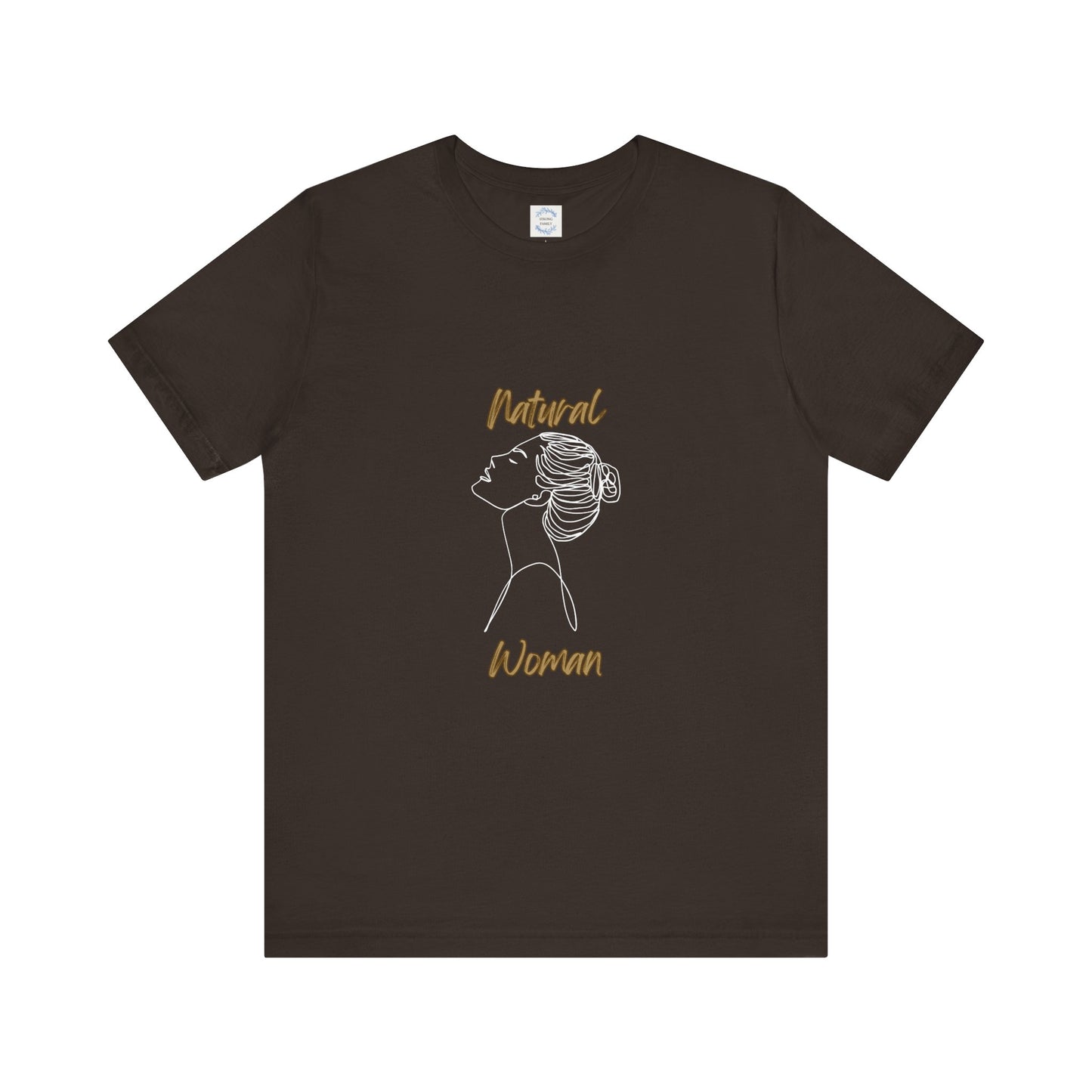 Natural Woman Wet Bun  (WL) Short Sleeve T-Shirt
