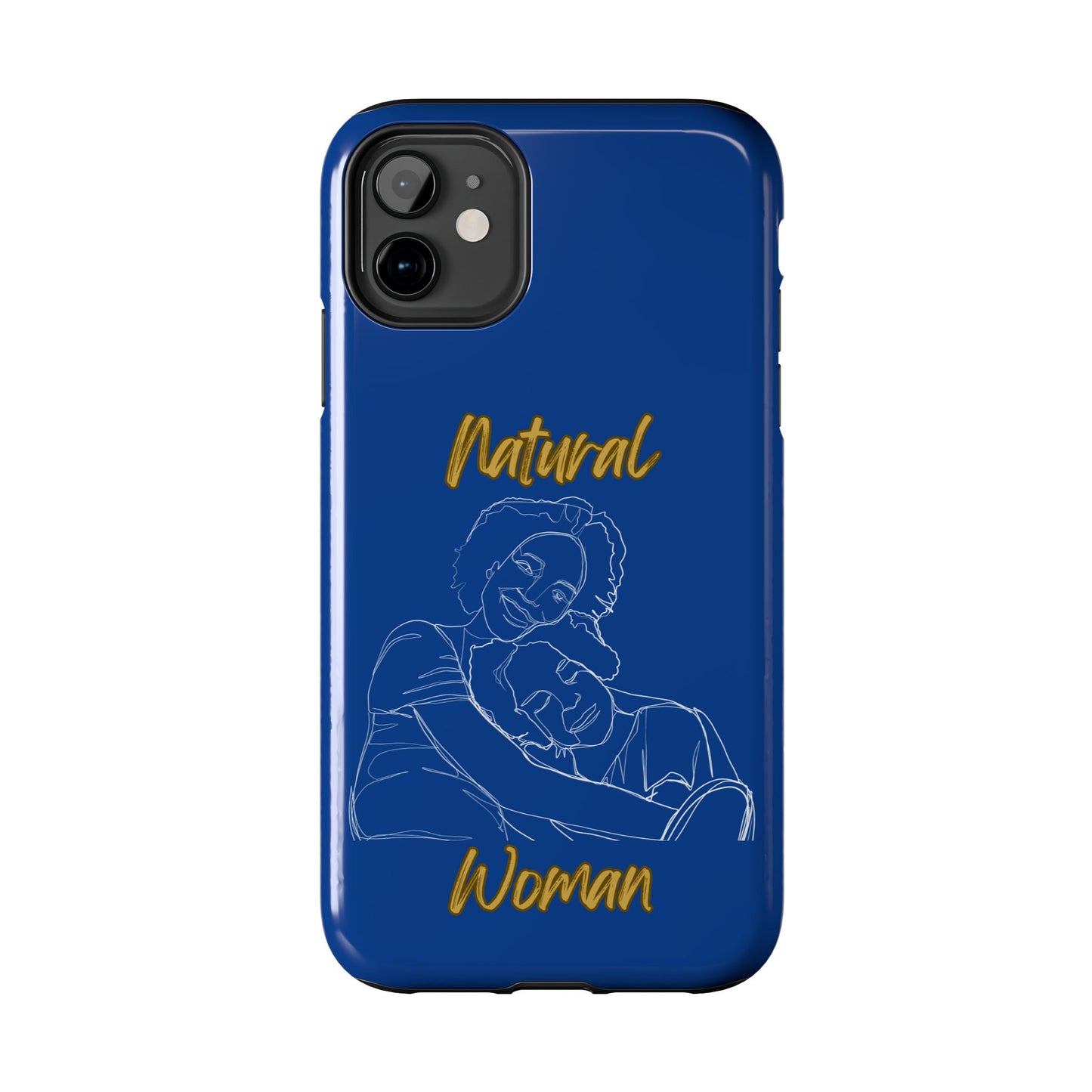Natural Woman Loving Embrace (WL)Tough Phone Cases DARK BLUE