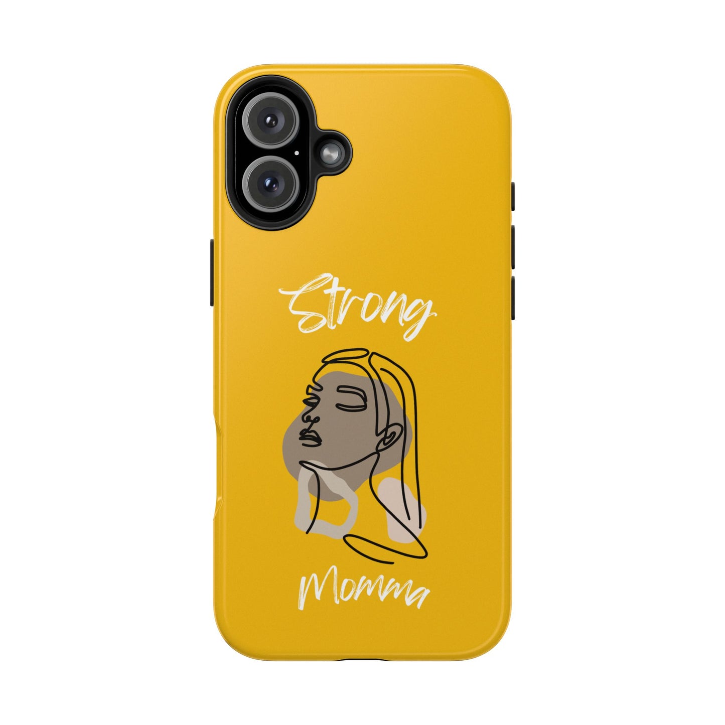 Strong Momma (WL) Tough Phone Cases YELLOW