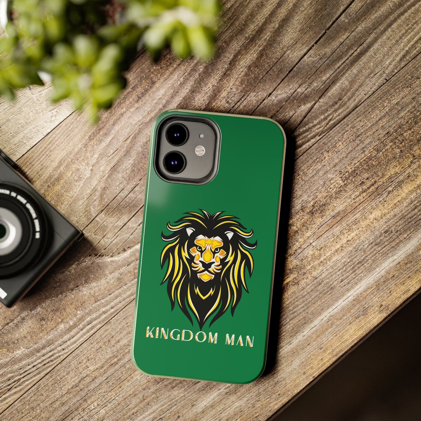 Kingdom Man (White-Gold Label) Tough Phone Case DARK GREEN