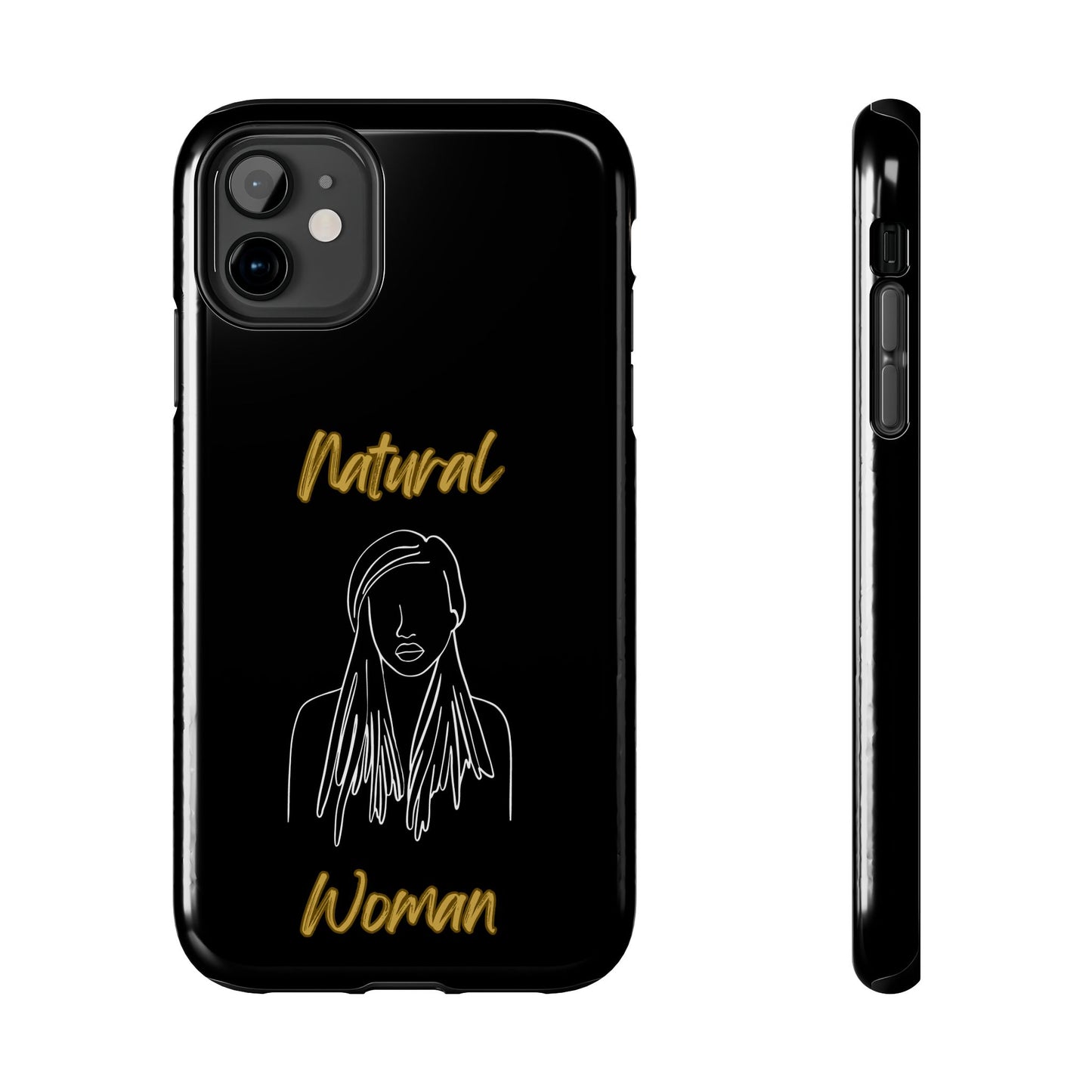 Natural Woman Content (WL)Tough Phone Cases BLACK