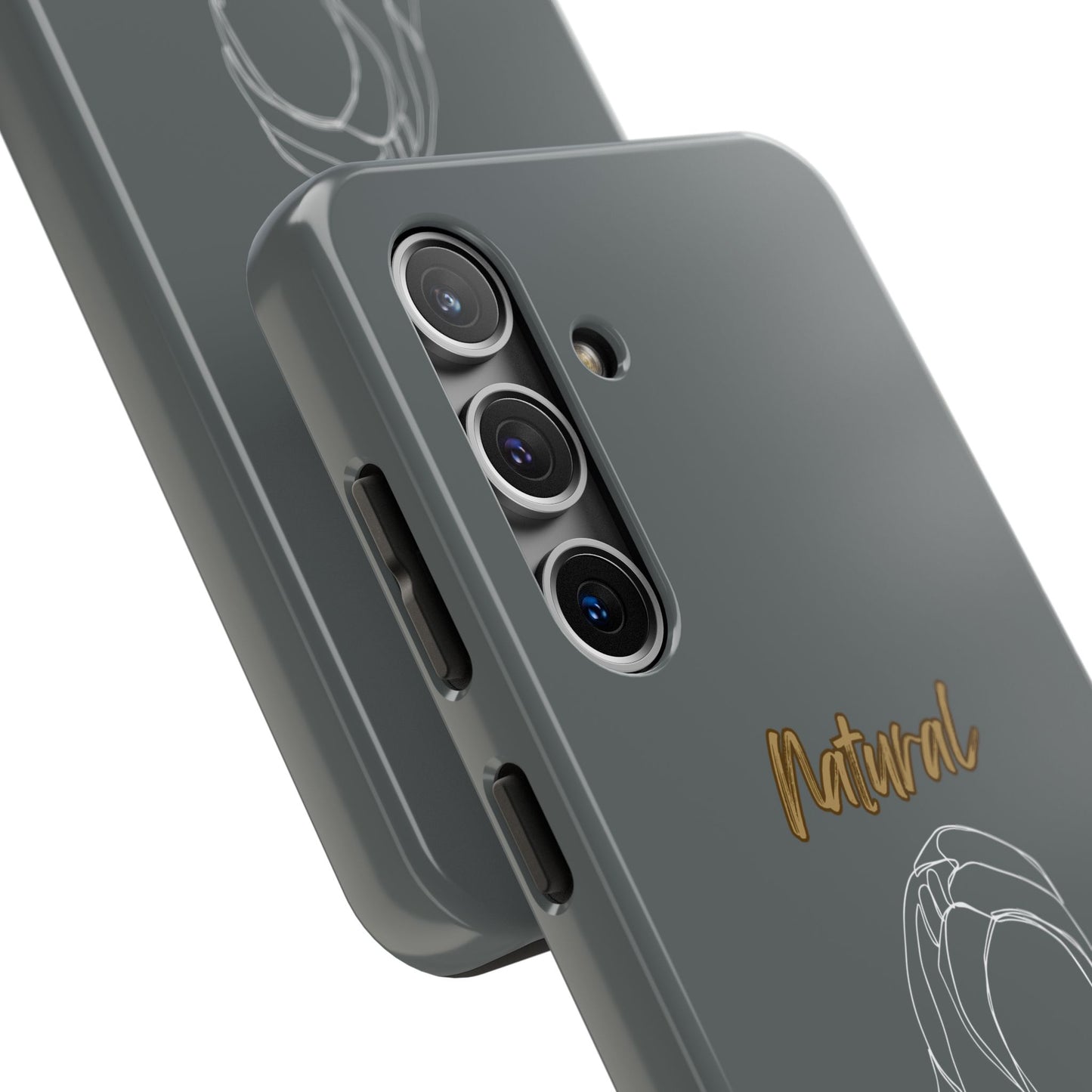 Natural Woman Towel Wrapped (WL)Tough Phone Cases DARK GREY