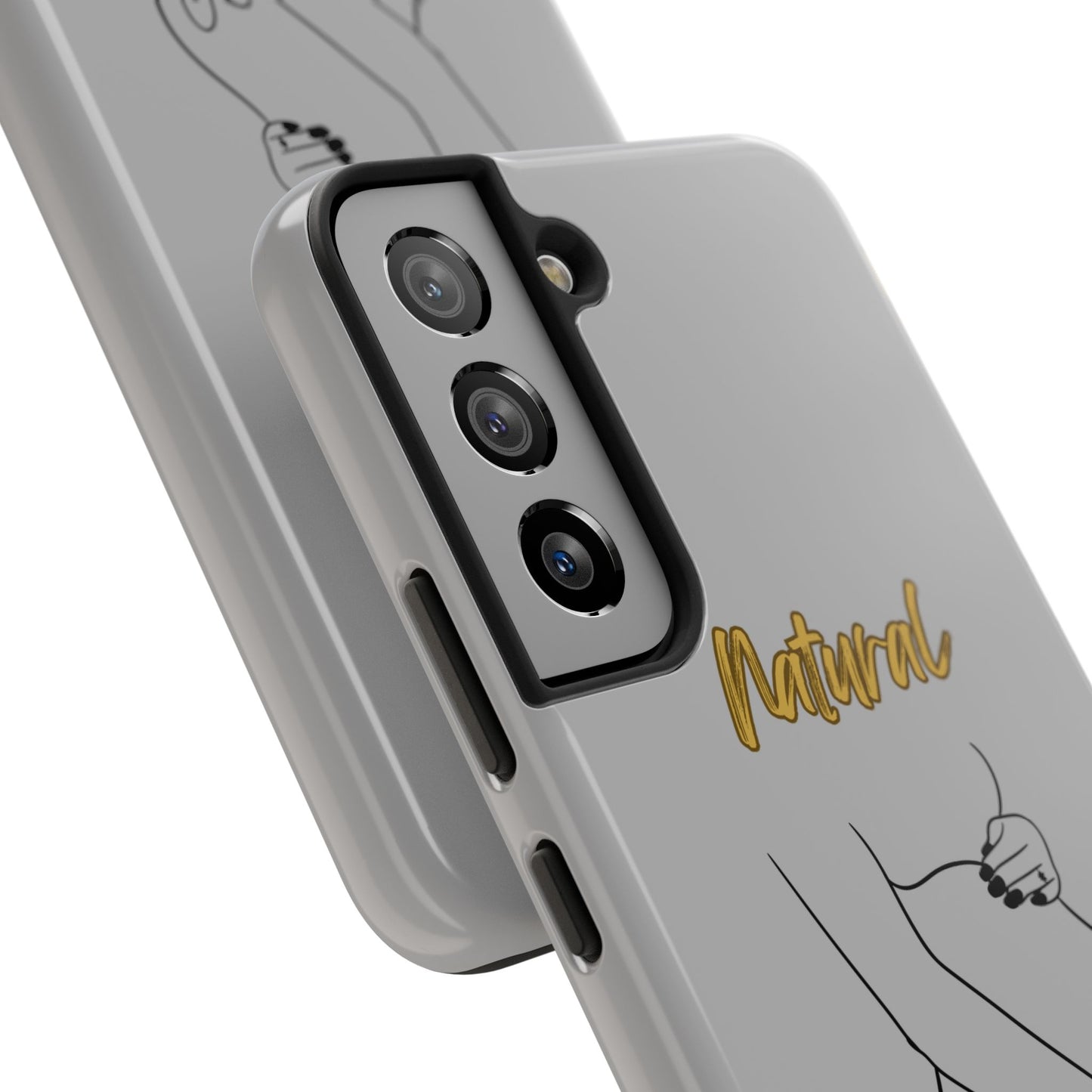 Natural Woman Loved In & Out (BL)Tough Phone Cases LIGHT GREY