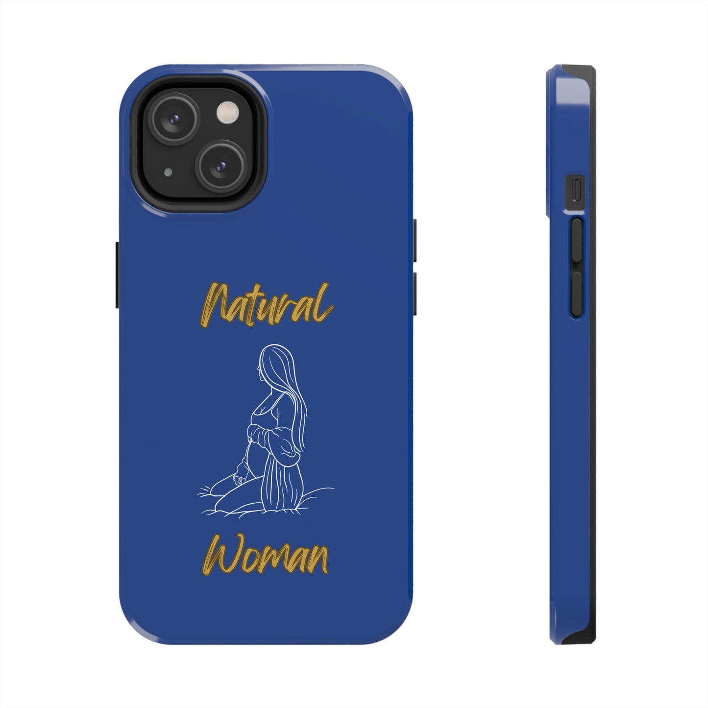 Natural Woman Expecting (WL)Tough Phone Cases DARK BLUE