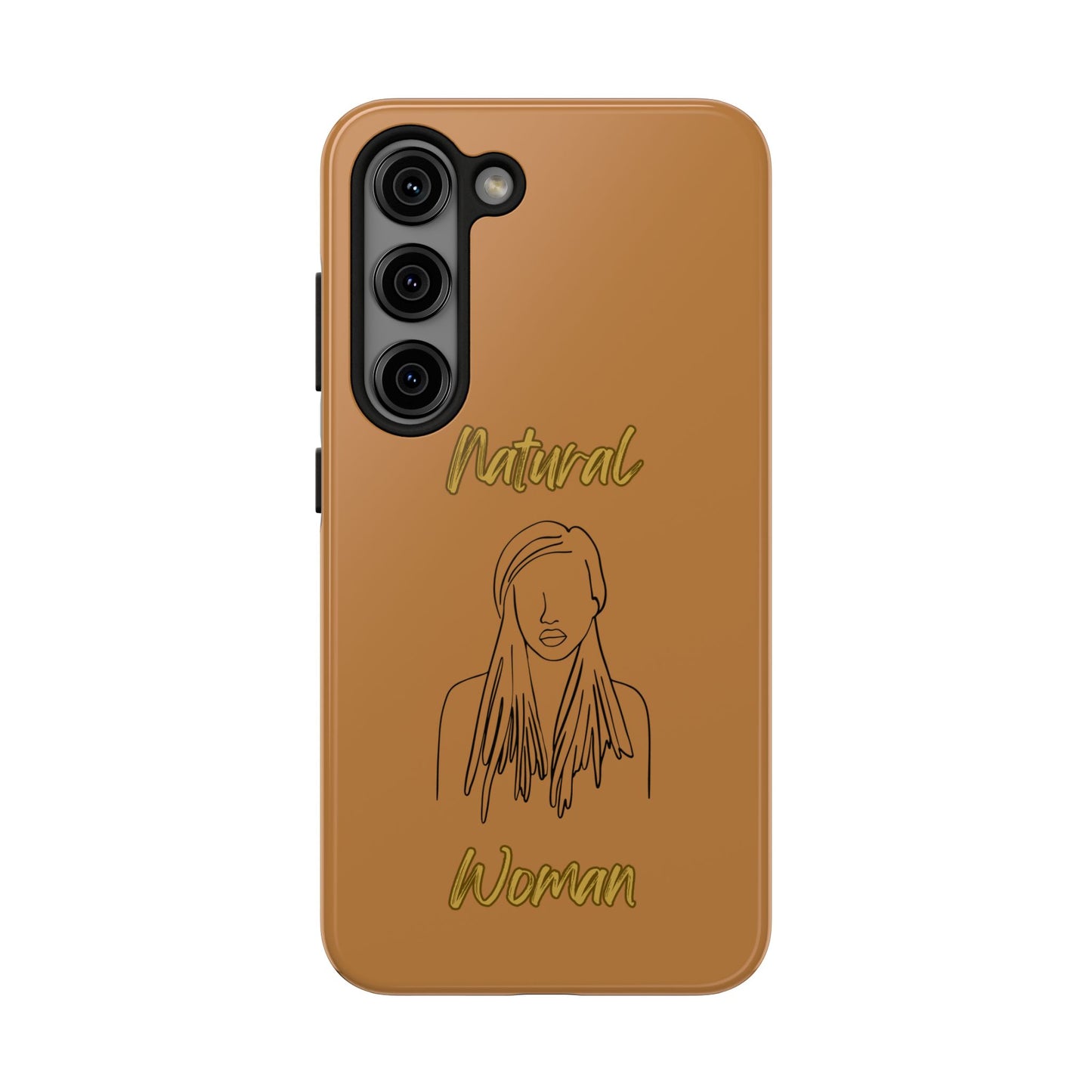 Natural Woman Content (BL)Tough Phone Cases LIGHT BROWN