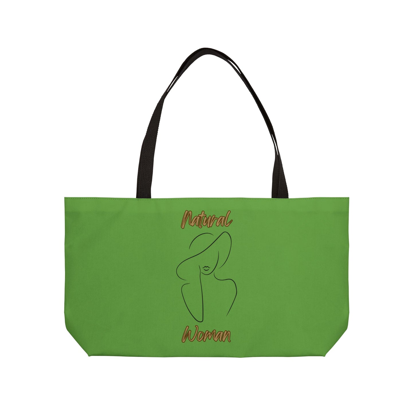 Natural Woman Sun Hat (BL) Weekender Tote Bag GREEN