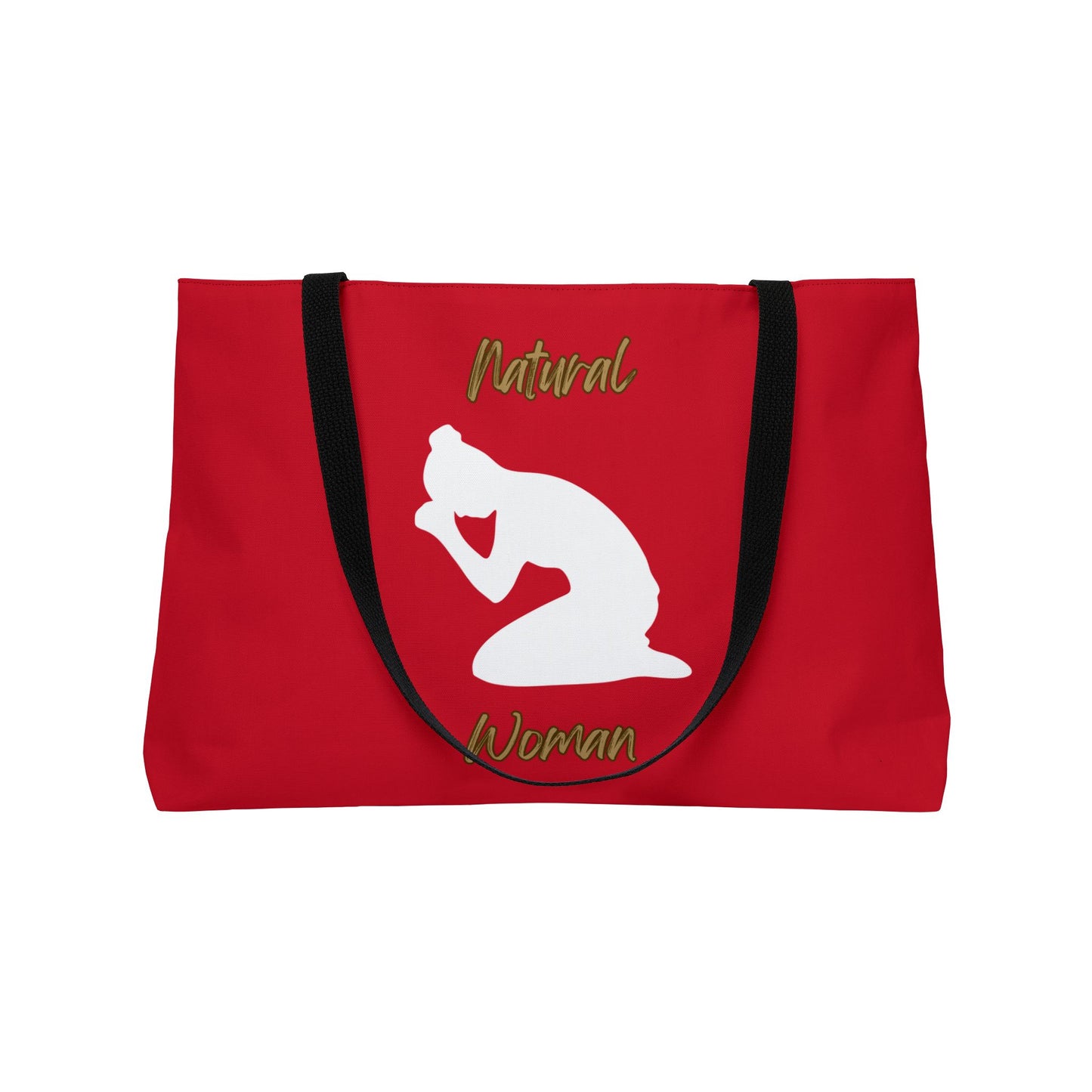 Natural Woman Pray (WL) Weekender Tote Bag DARK RED