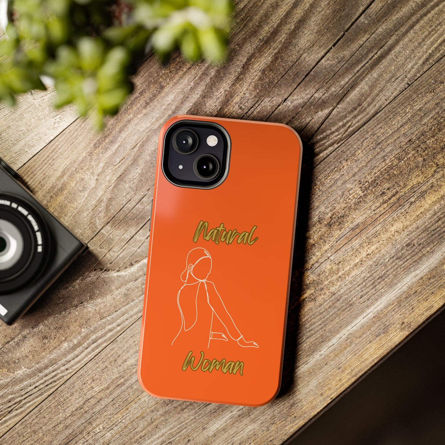 Natural Woman Hands Free (WL)Tough Phone Cases ORANGE