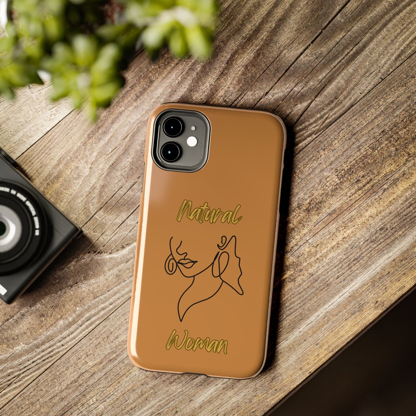 Natural Woman Lips (BL)Tough Phone Cases LIGHT BROWN