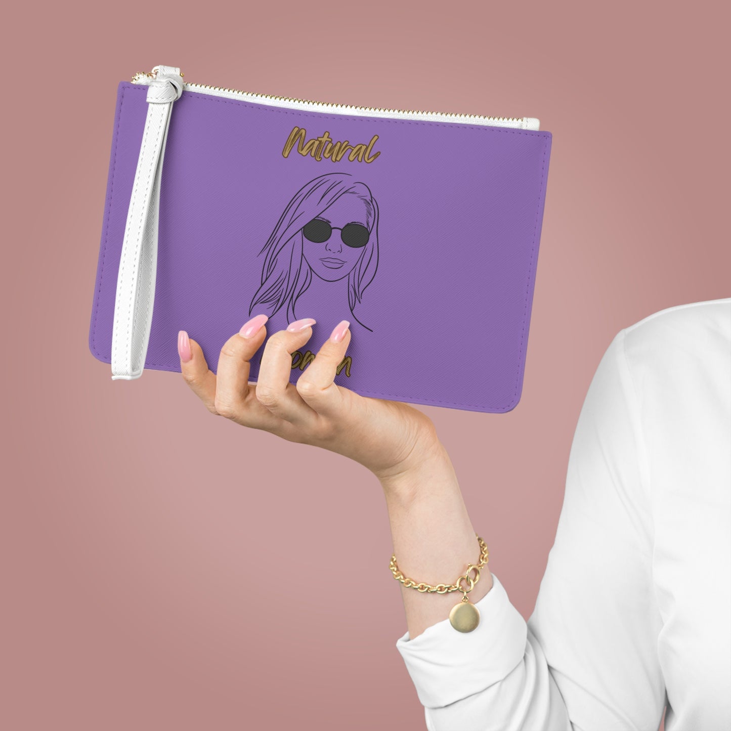 Natural Woman Shades (BL) Clutch Bag LIGHT PURPLE