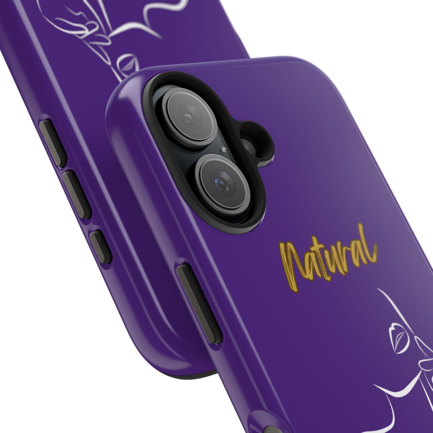 Natural Woman Chin Up (WL)Tough Phone Cases PURPLE