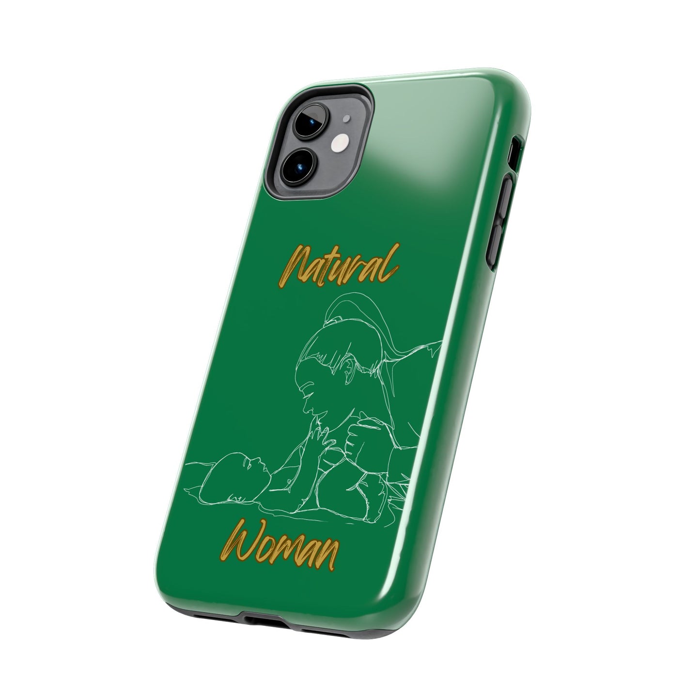 Natural Woman New Life (WL)Tough Phone Cases DARK GREEN