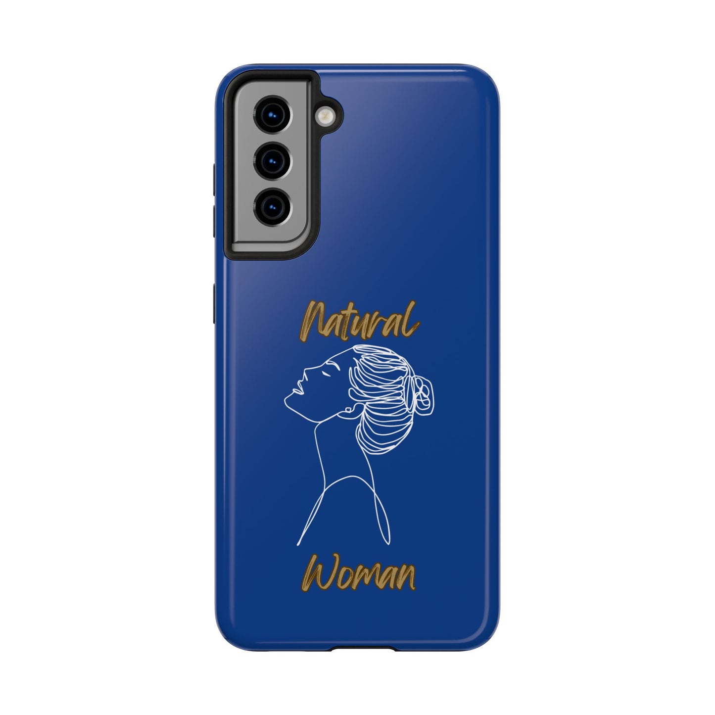 Natural Woman Wet Bun (WL) Tough Phone Cases DARK BLUE